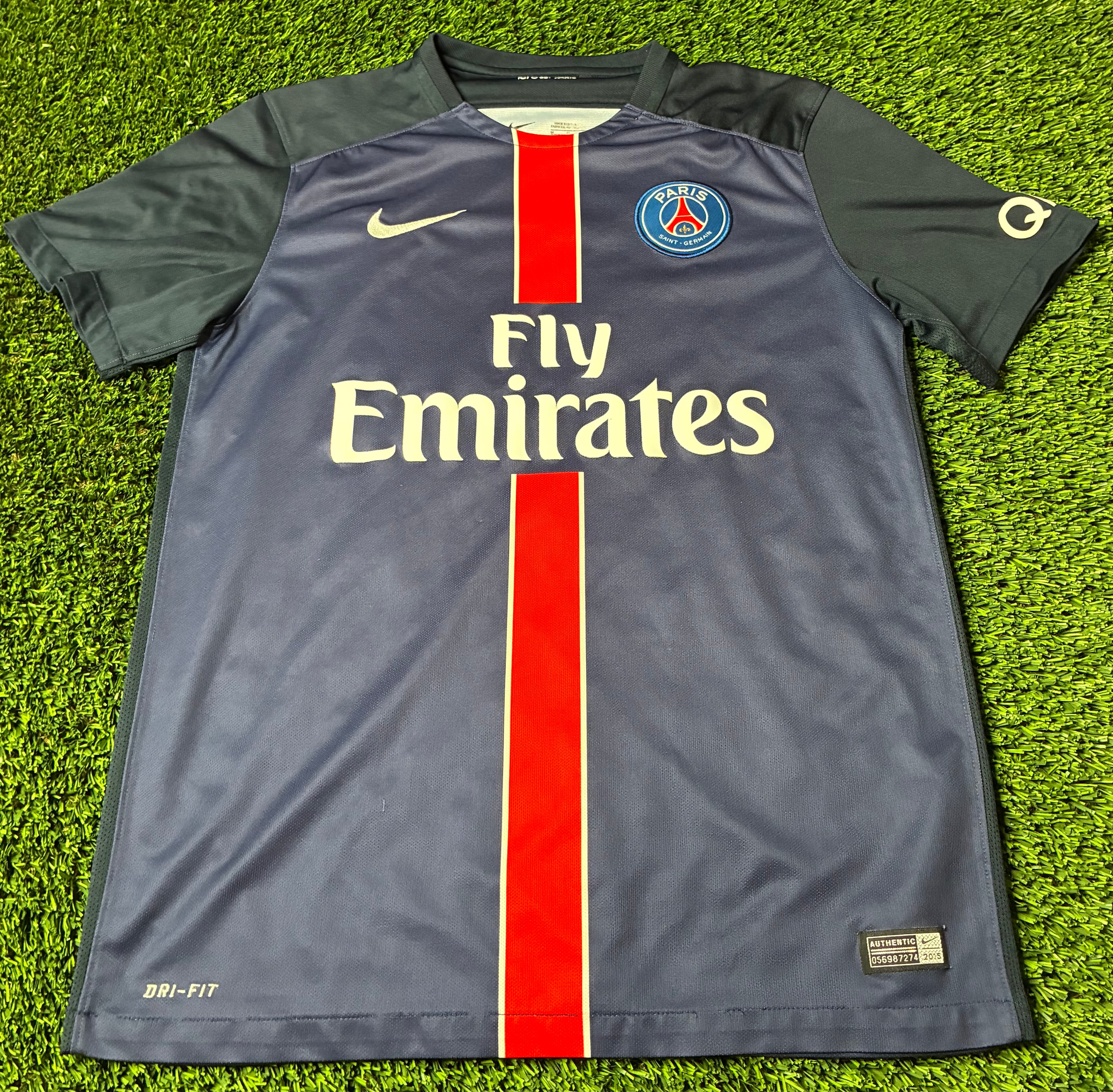 Nike Di Maria #11 PSG 15/16 Home Jersey Size Men's Medium