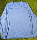 Blue Custom Nike Long Sleeve Jersey Size Large
