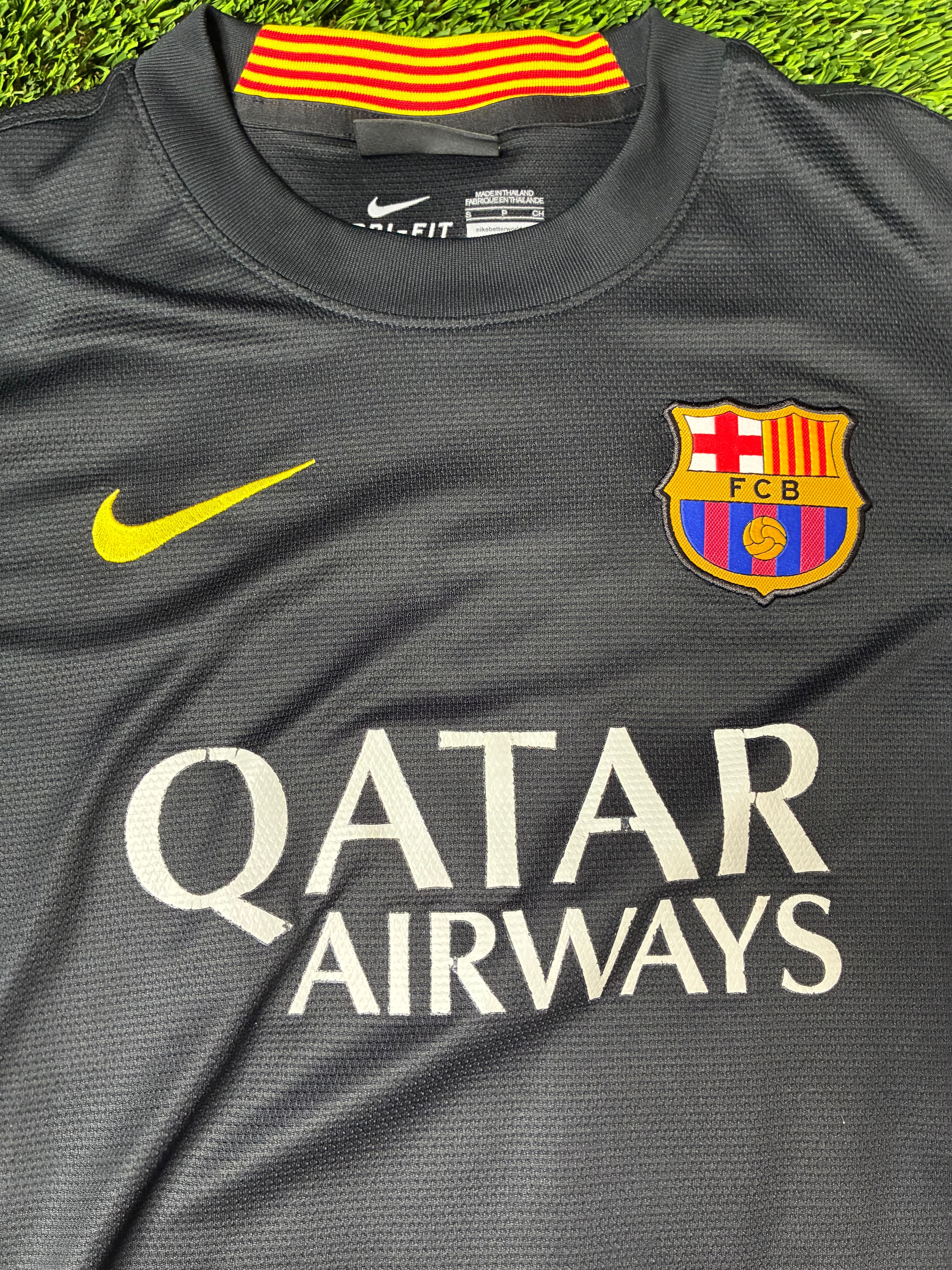 Nike Pique #3 Barcelona 13/14 Third Jersey Size Men's Small