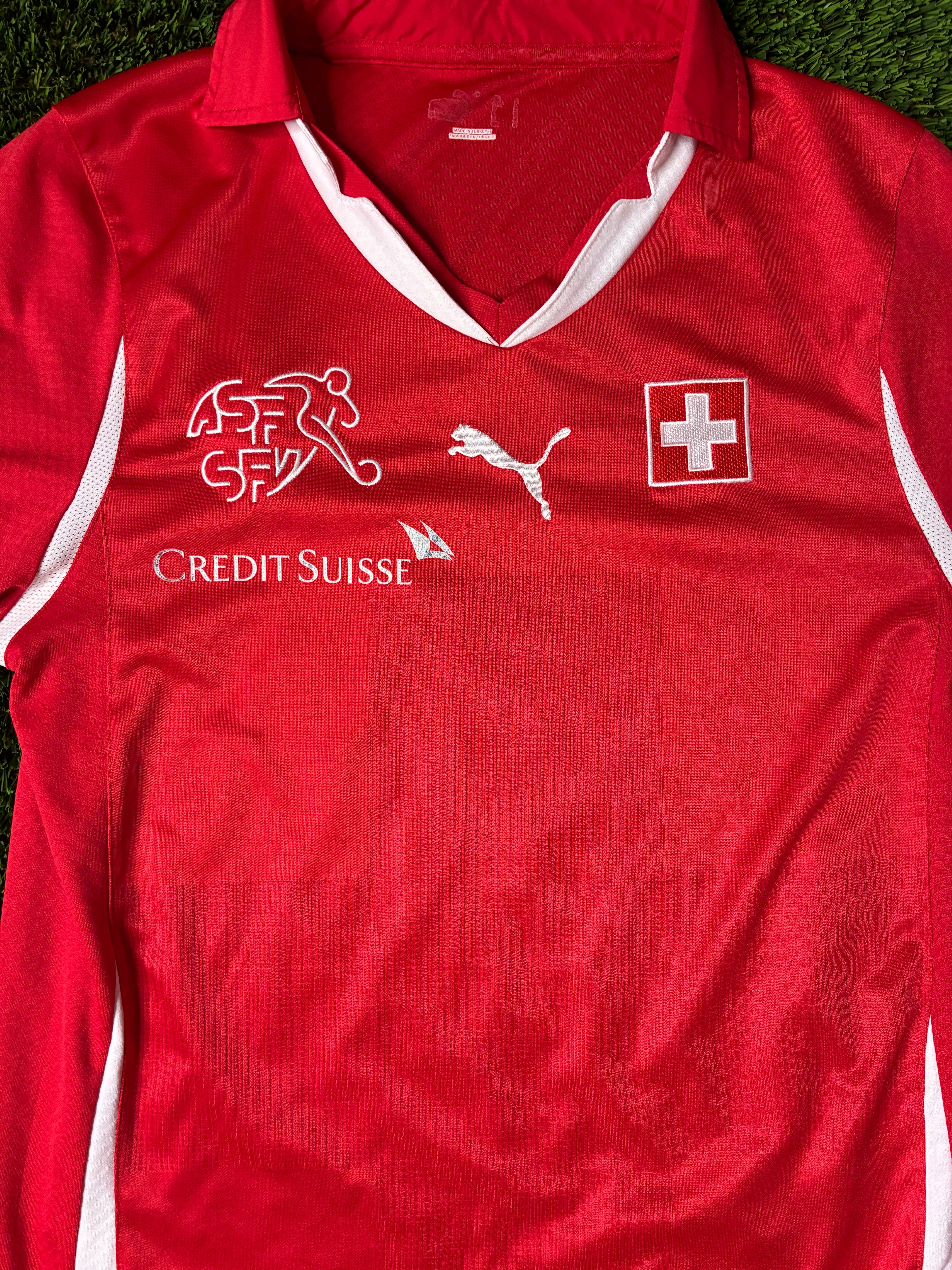 Vintage Puma Switzerland 10/11 Home Jersey Size Men's Medium