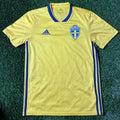 Adidas Sweden 18/19 Home Jersey Men's Size Small