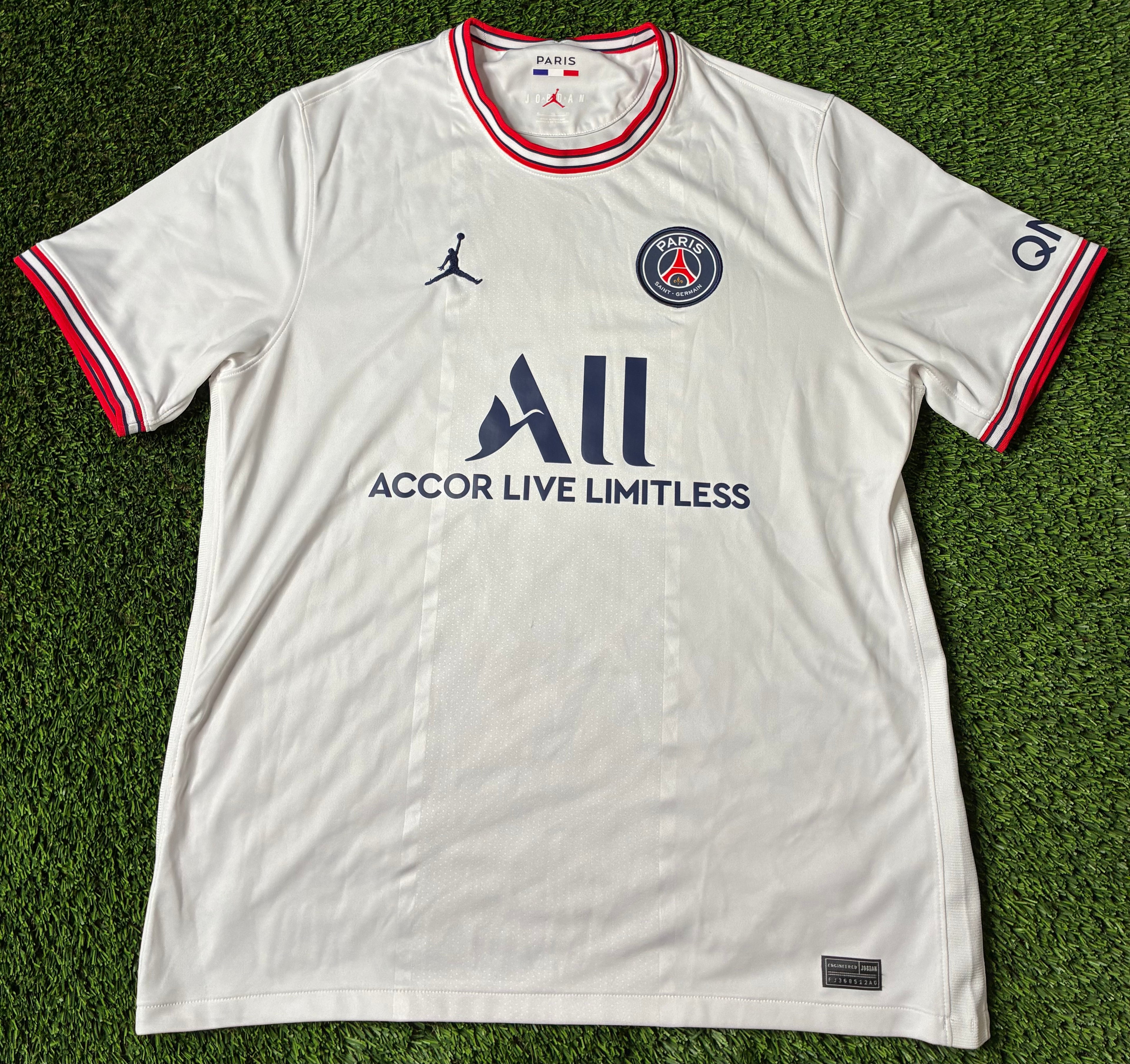 Nike Air Jordan PSG 21/22 4th Jersey Size Men's XL