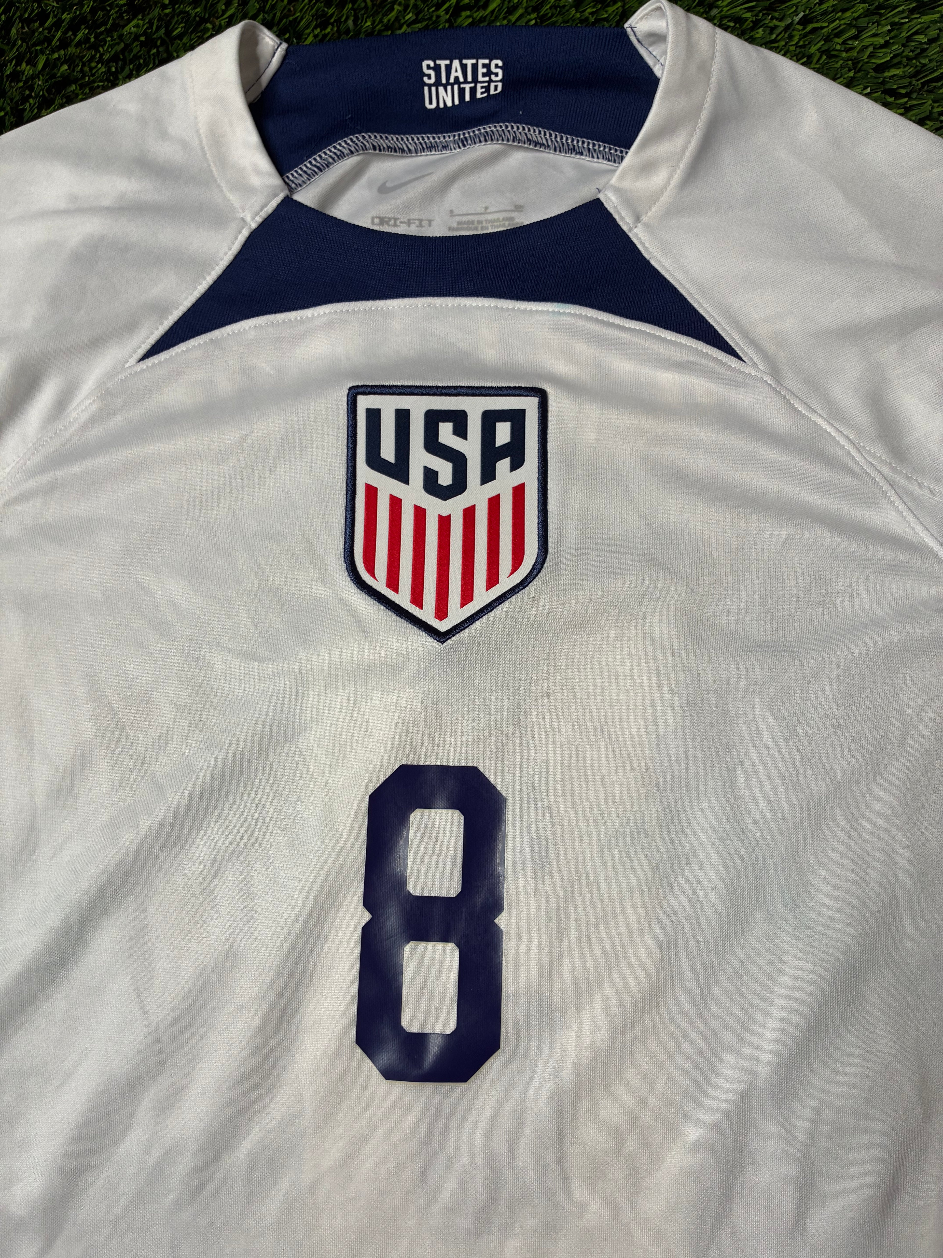 Nike Weston McKennie #8 USA 2022 World Cup Home Jersey Size Men’s Small