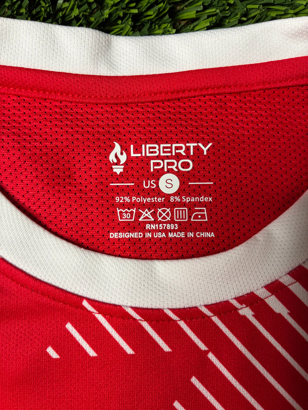 Red Custom Jersey Size Small