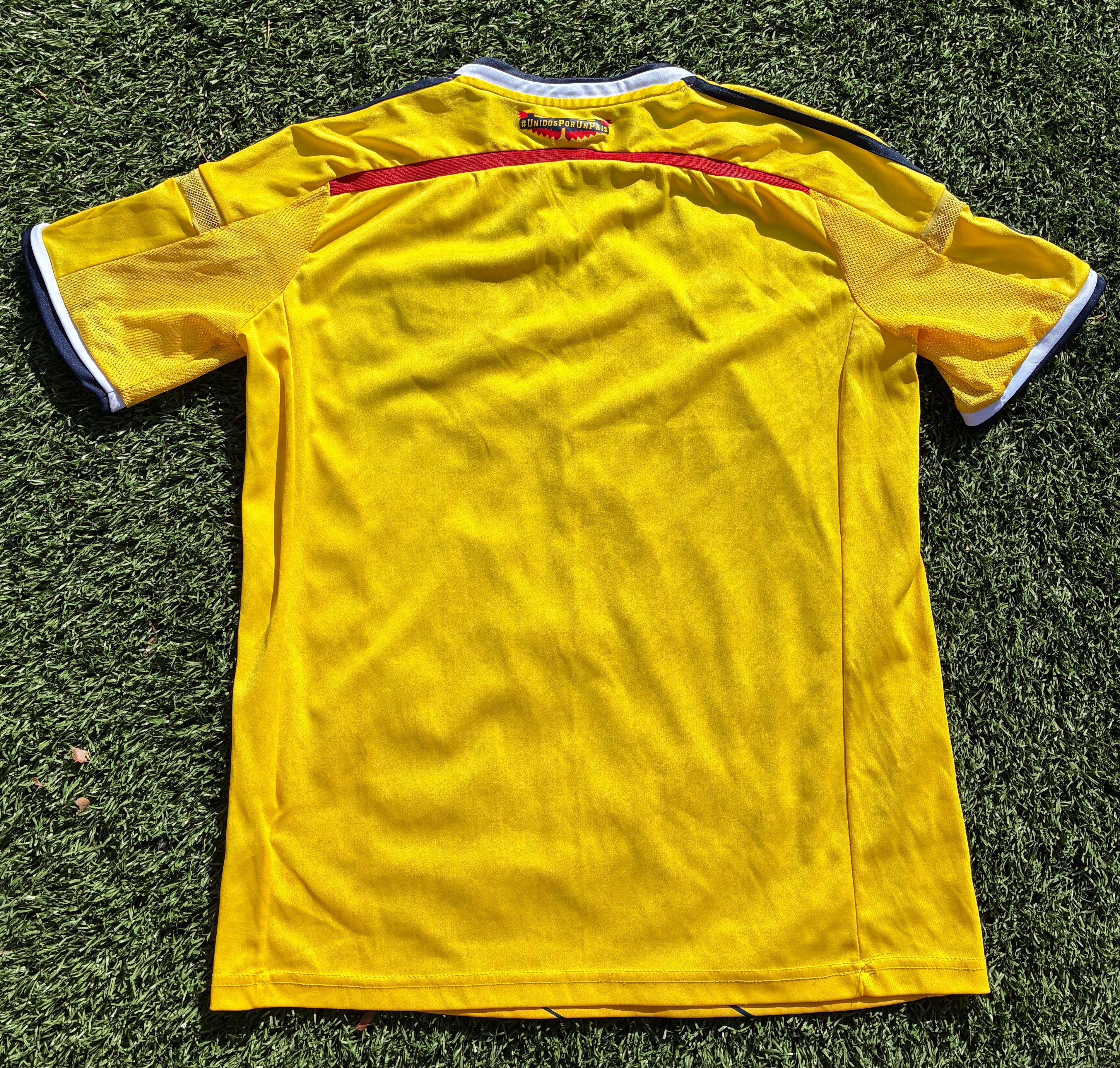Vintage Adidas Colombia 13/14 World Cup Qualifiers Home Jersey Size Men's Medium
