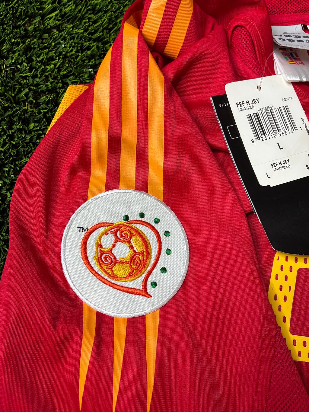 Adidas Torres #9 Spain 2004 Euros Home Jersey Size Men's Large