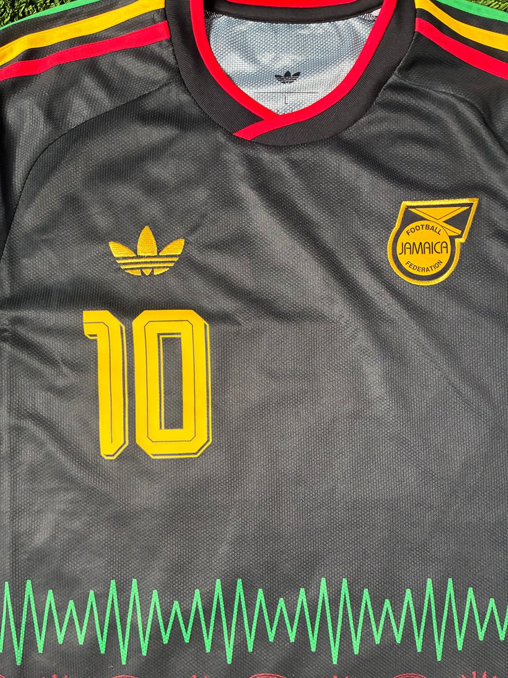 Adidas Bob Marley #10 Jamaica 26 Away Jersey