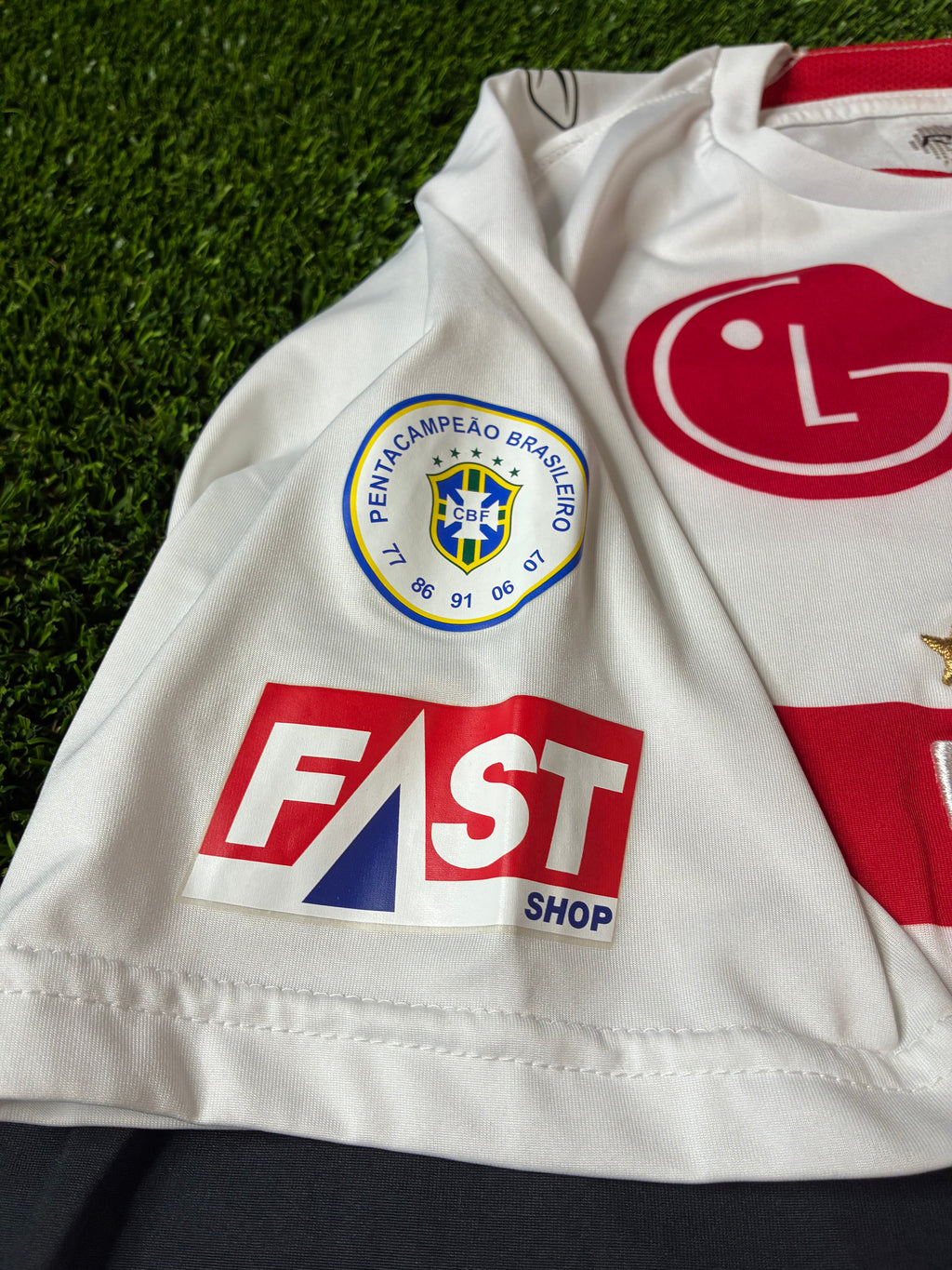 Reebok Adriano #10 São Paulo FC 06/07 Home Jersey Size Large