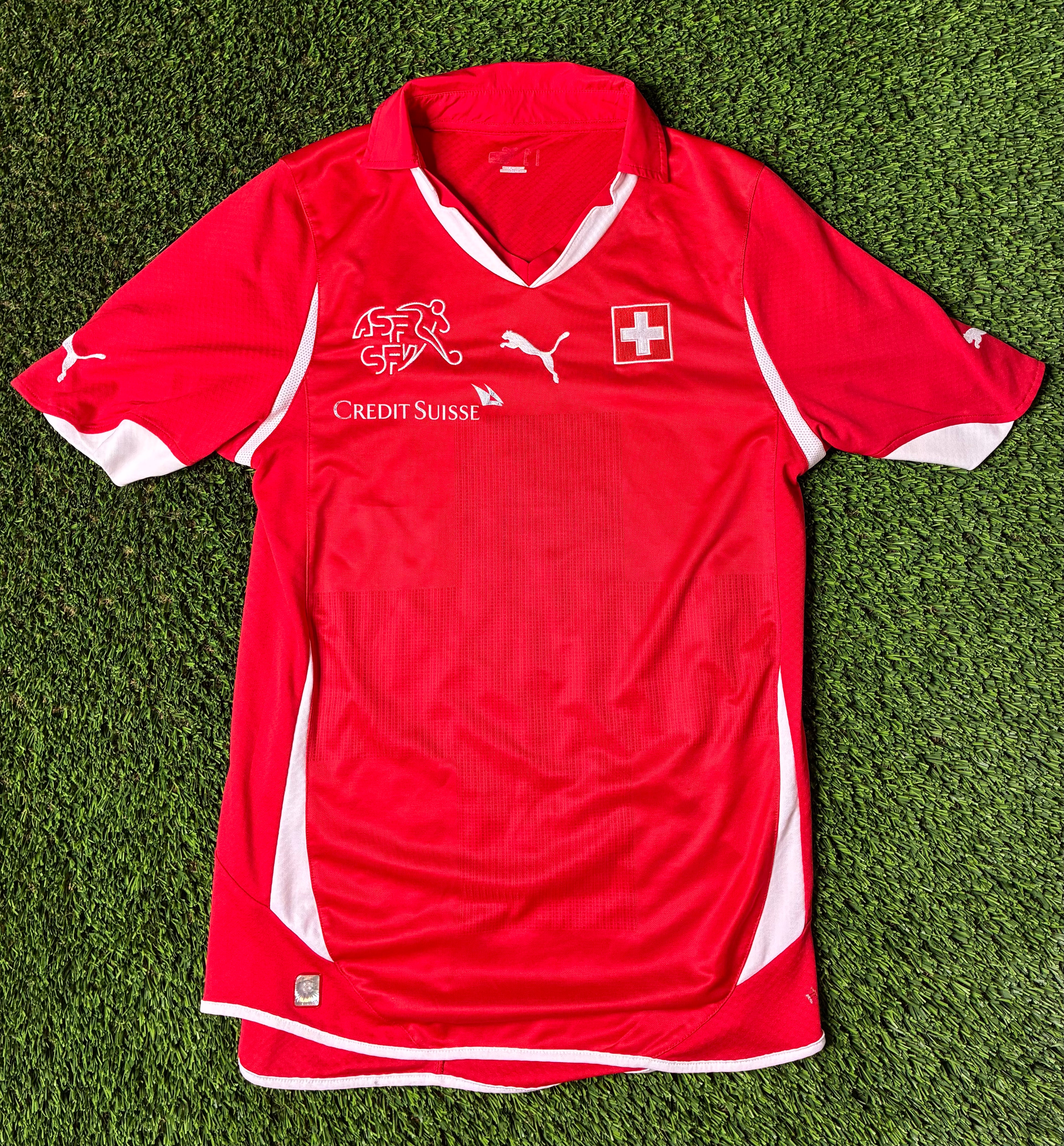 Vintage Puma Switzerland 10/11 Home Jersey Size Men's Medium