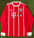 Adidas Bayern Munich 17/18 Home Jersey Long Sleeve Size Men's Small