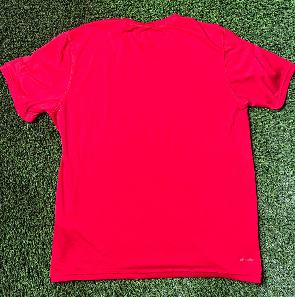 Red Adidas Custom Jersey Size Large