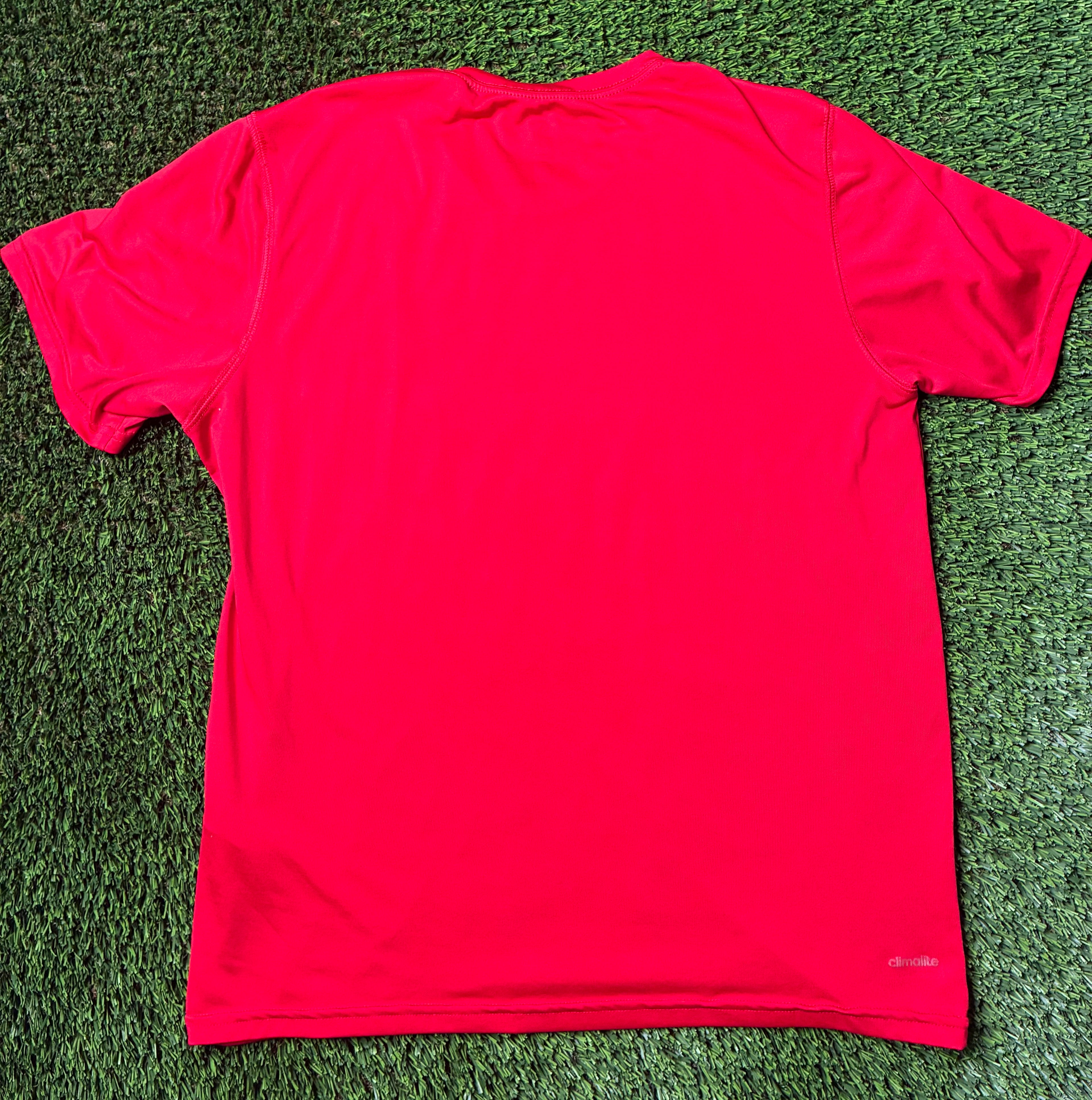Red Adidas Custom Jersey Size Large