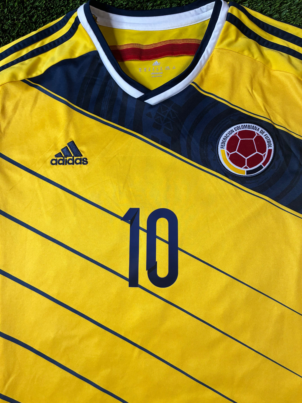 Adidas James #10 Colombia 2014 Home Size Men’s XL