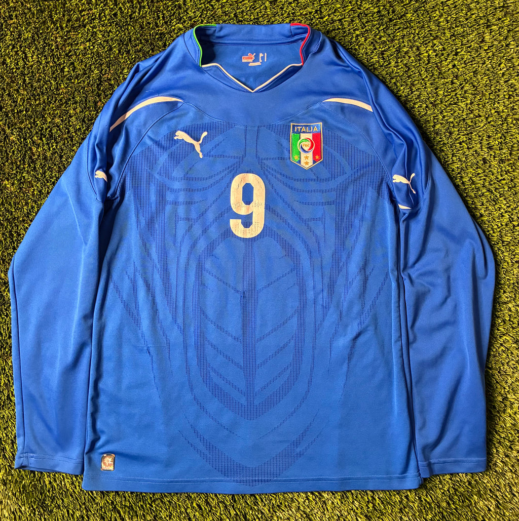 Puma Luca Toni Italy 2010 World Cup Home Jersey Size Men's Large