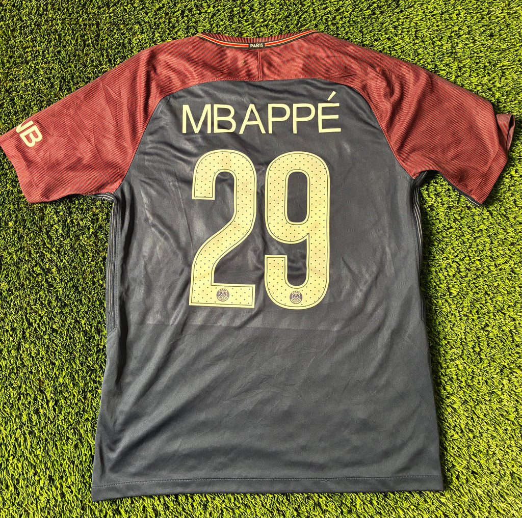 Nike Kylian Mbappe PSG 17/18 Home Jersey Size Men's Large