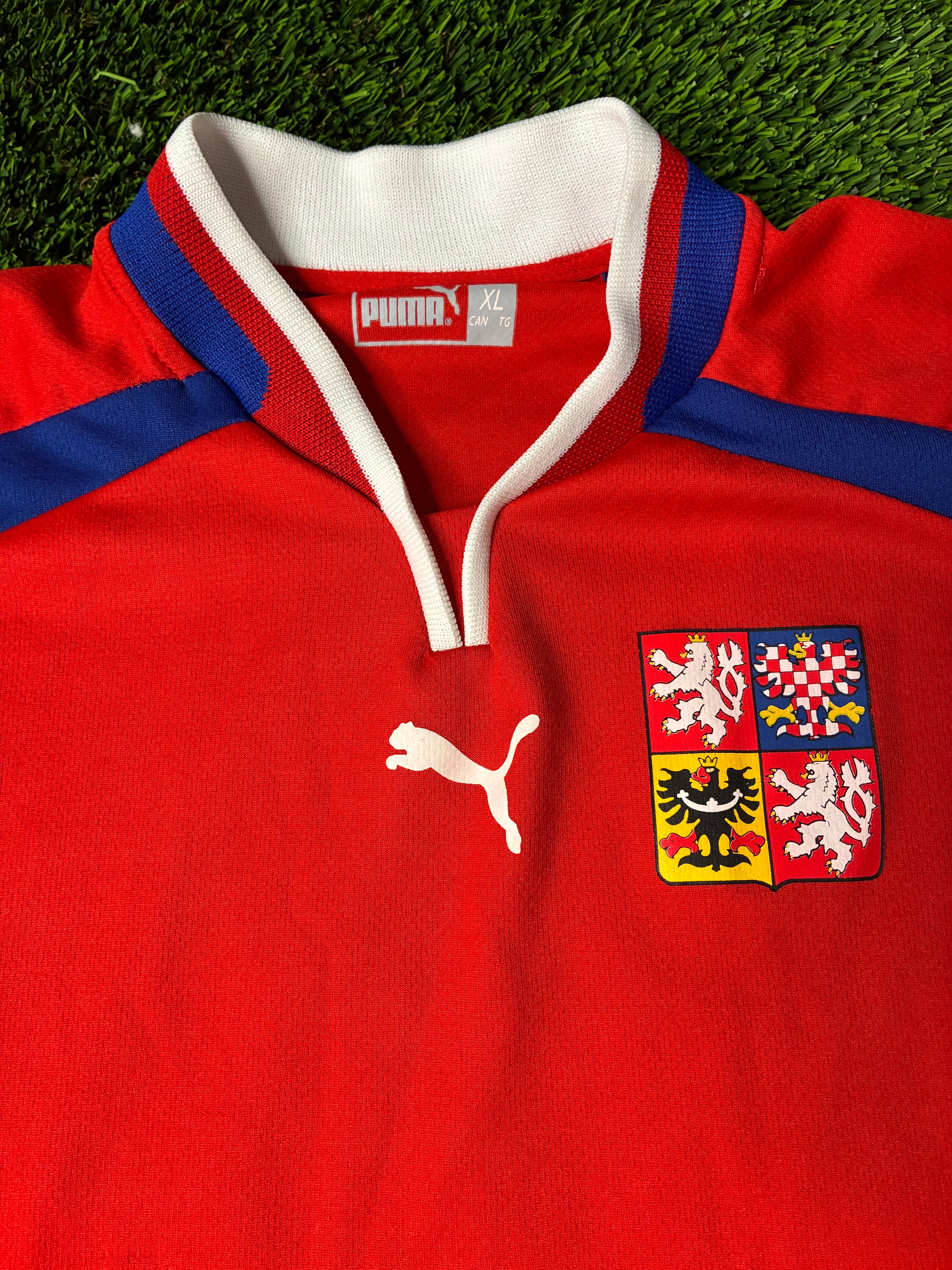 Puma Czech Republic 00-02 Home Jersey Size Men's XL