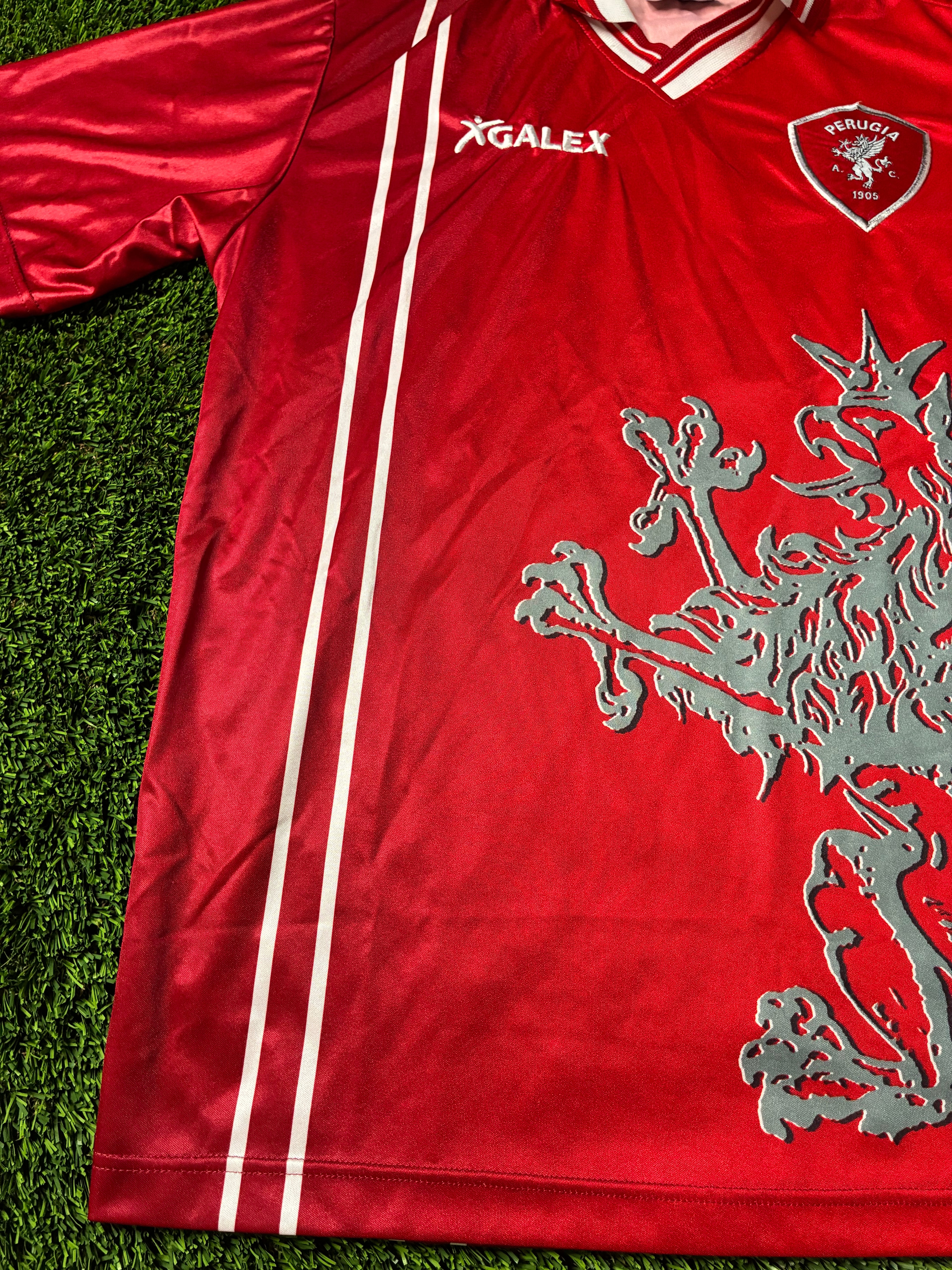 Galex Hidetoshi Nakata AC Perugia Calcio 98/99 Home Jersey Size Men's XL