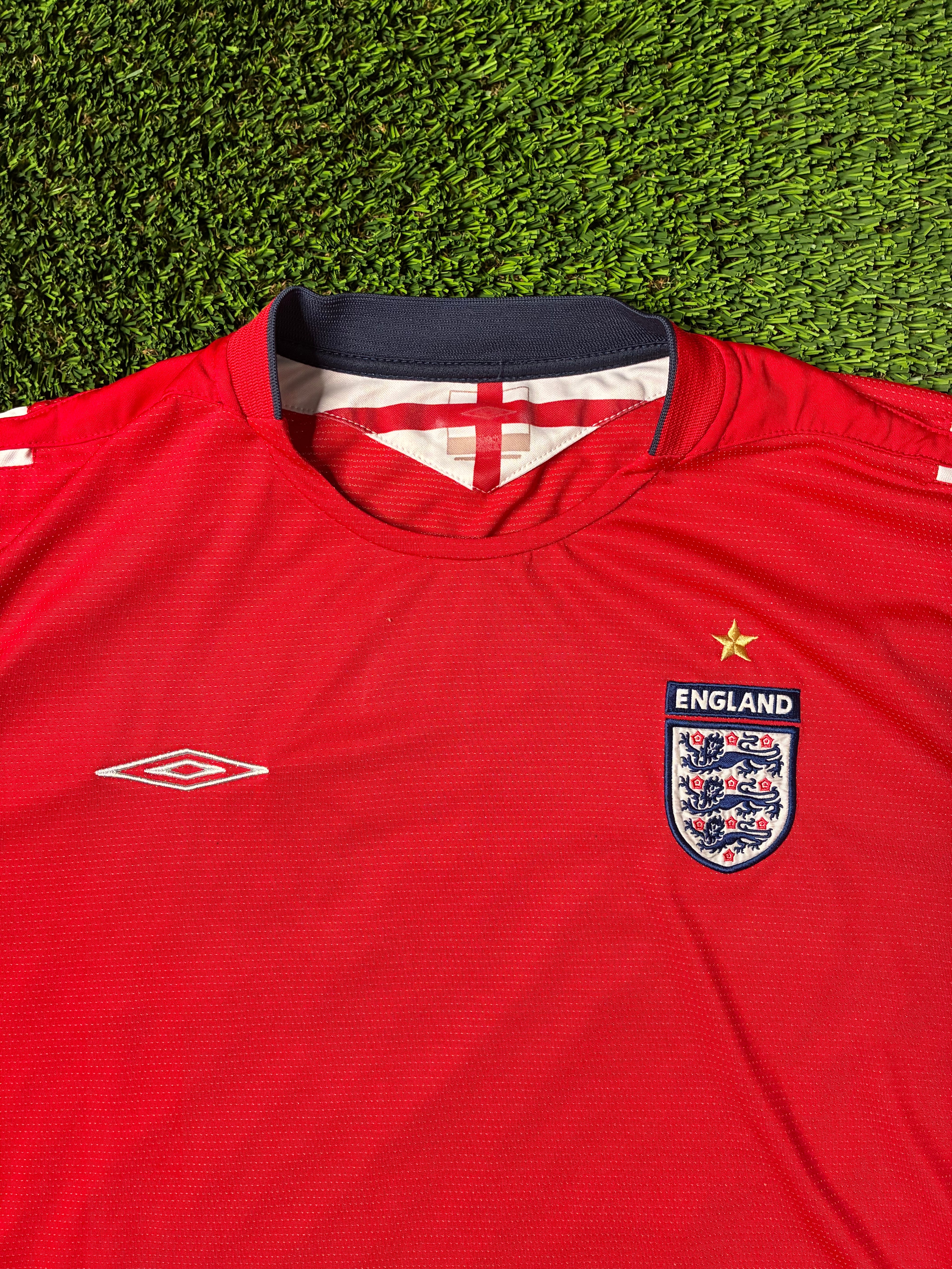 Vintage England 04/06 Away Jersey Size Men's 2XL