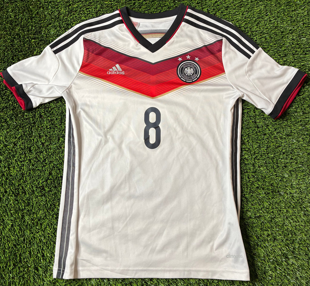 Adidas Ozil #8 Germany 2014 Home Size Youth Large