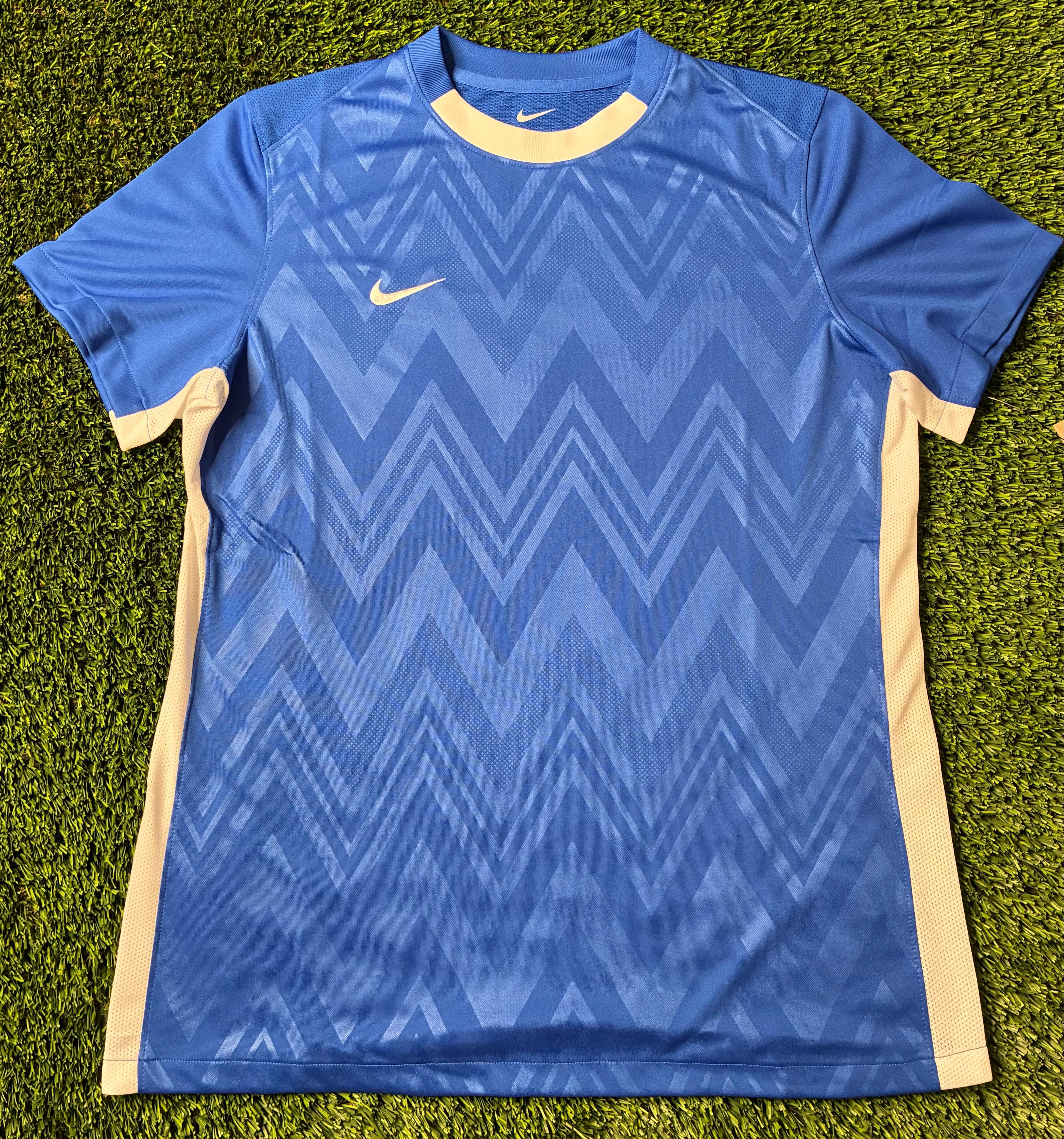 Blue Nike Custom Jersey Size Women's Large