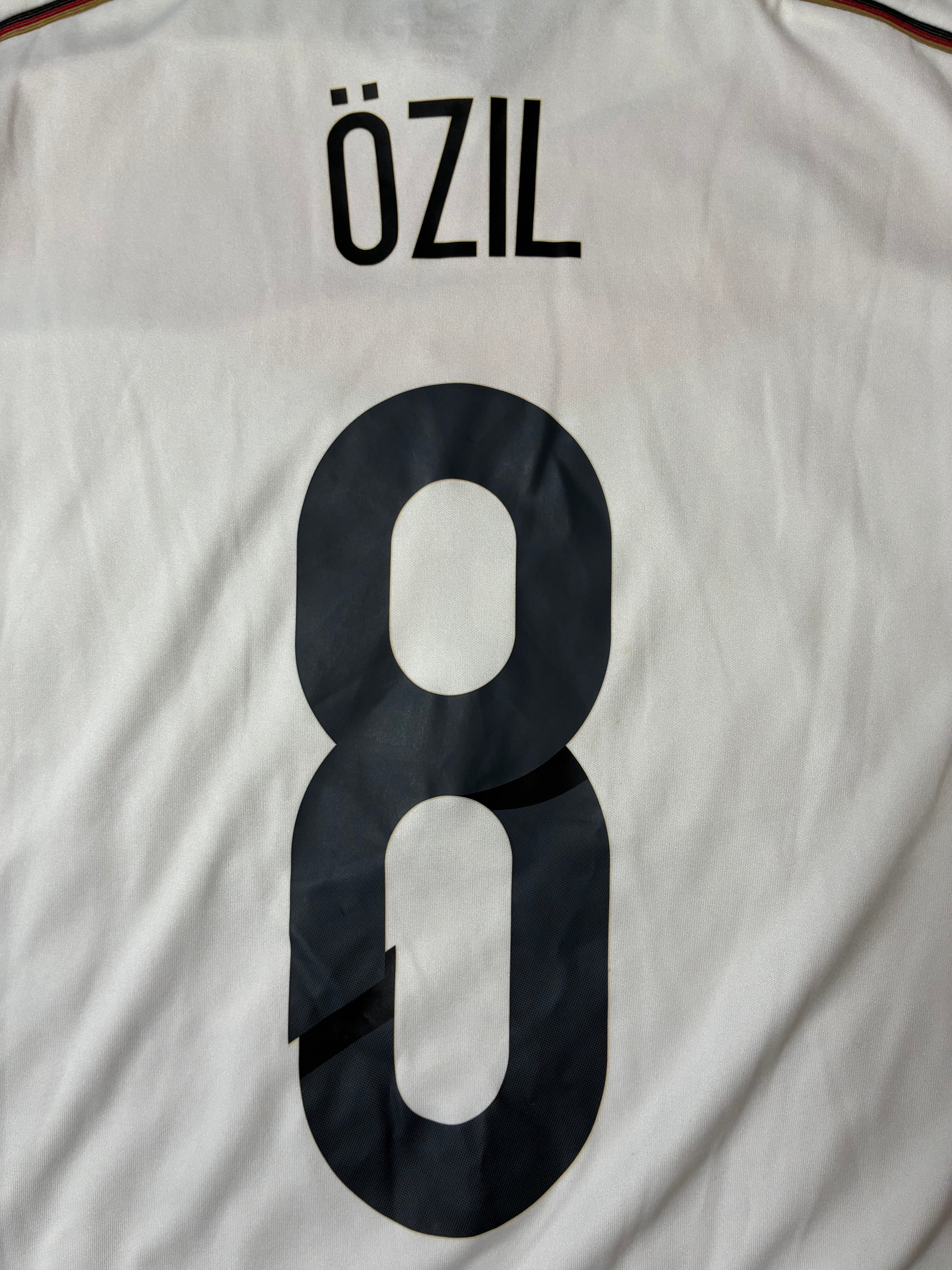 Adidas Ozil #8 Germany 2014 Home Size Youth Large