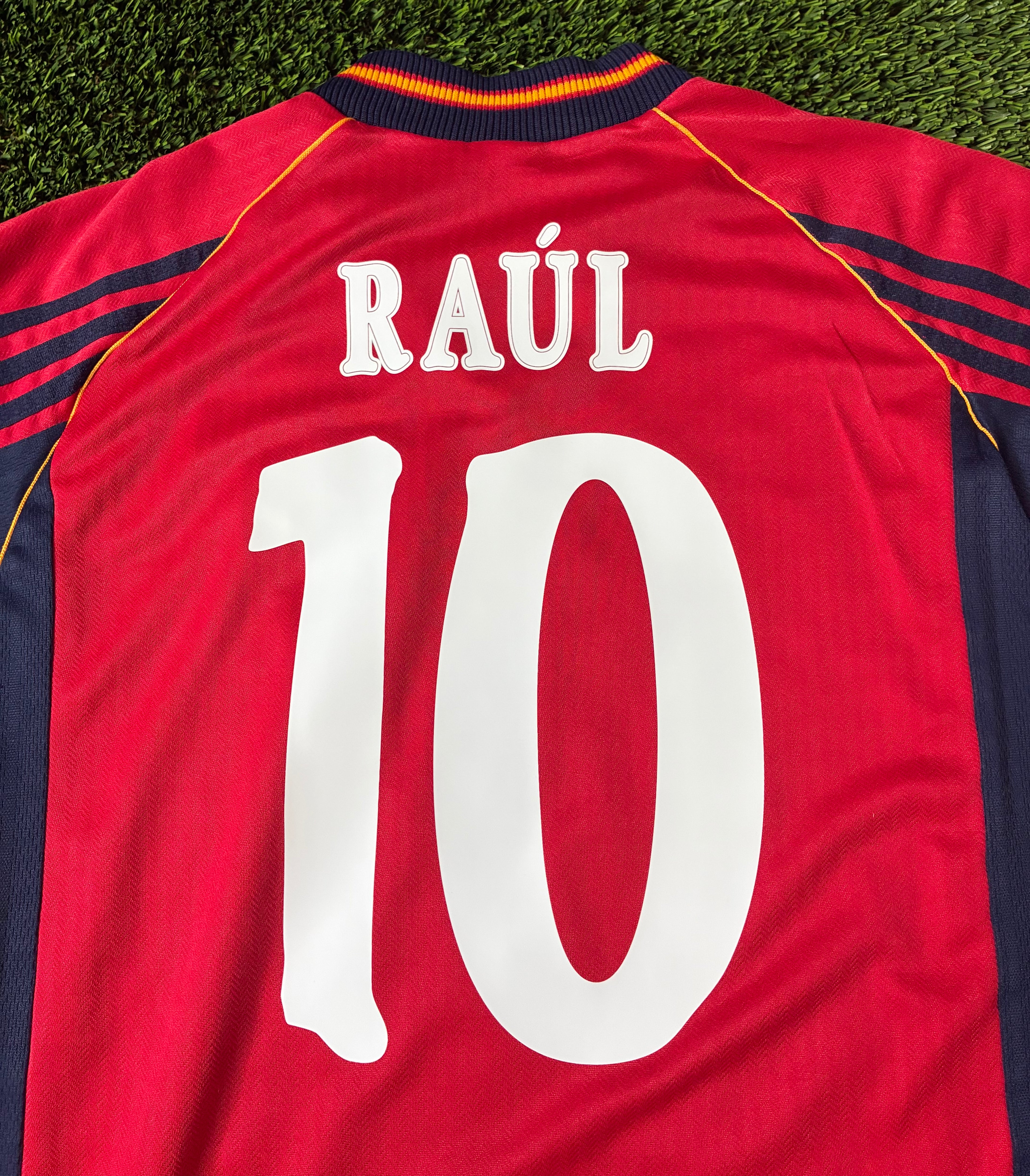 Adidas Raul #10 Spain ‘98 Home Size Men’s Large