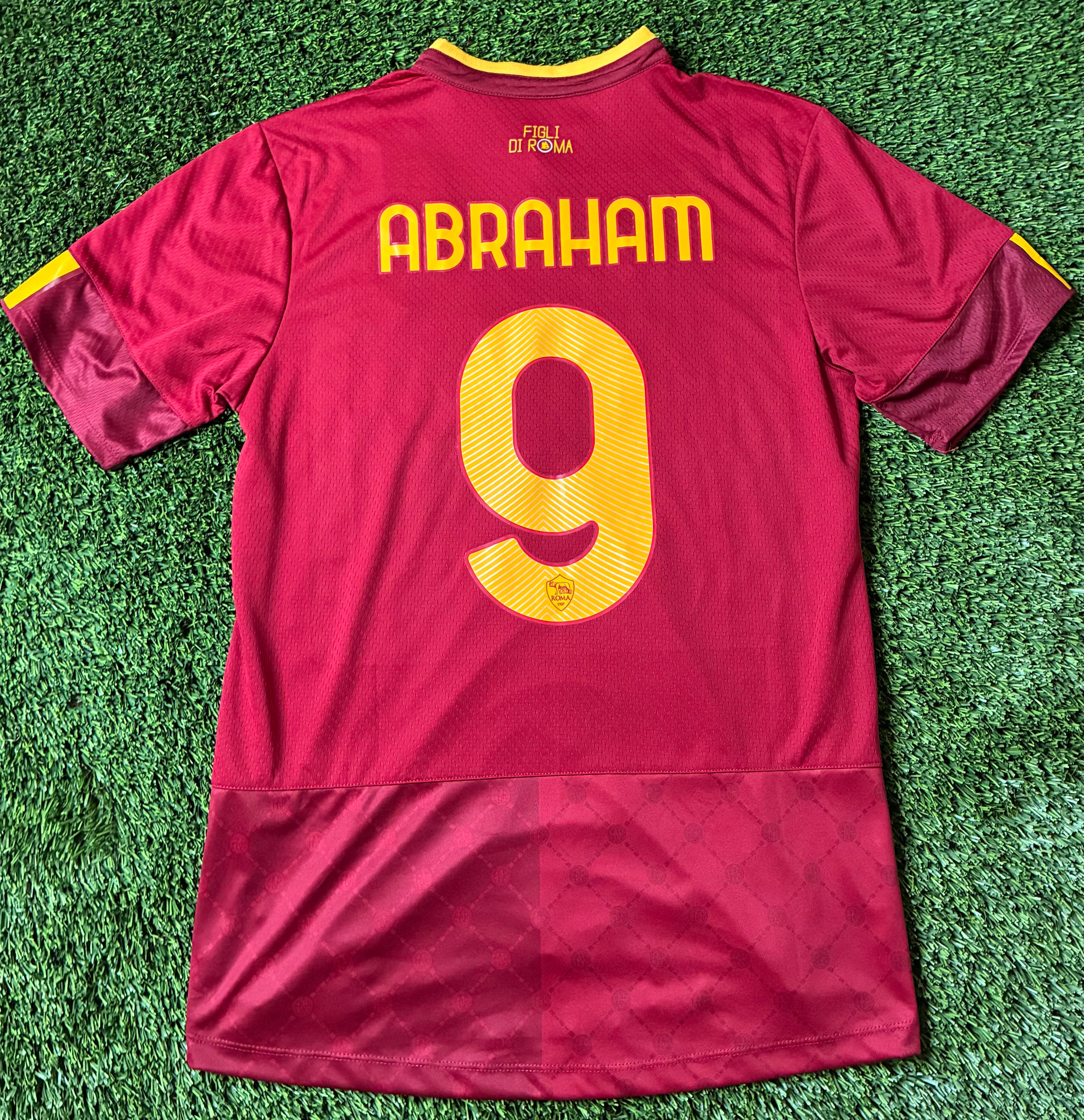 New Balance Tammy Abraham #9 AS Roma 21/22 Home Size Medium