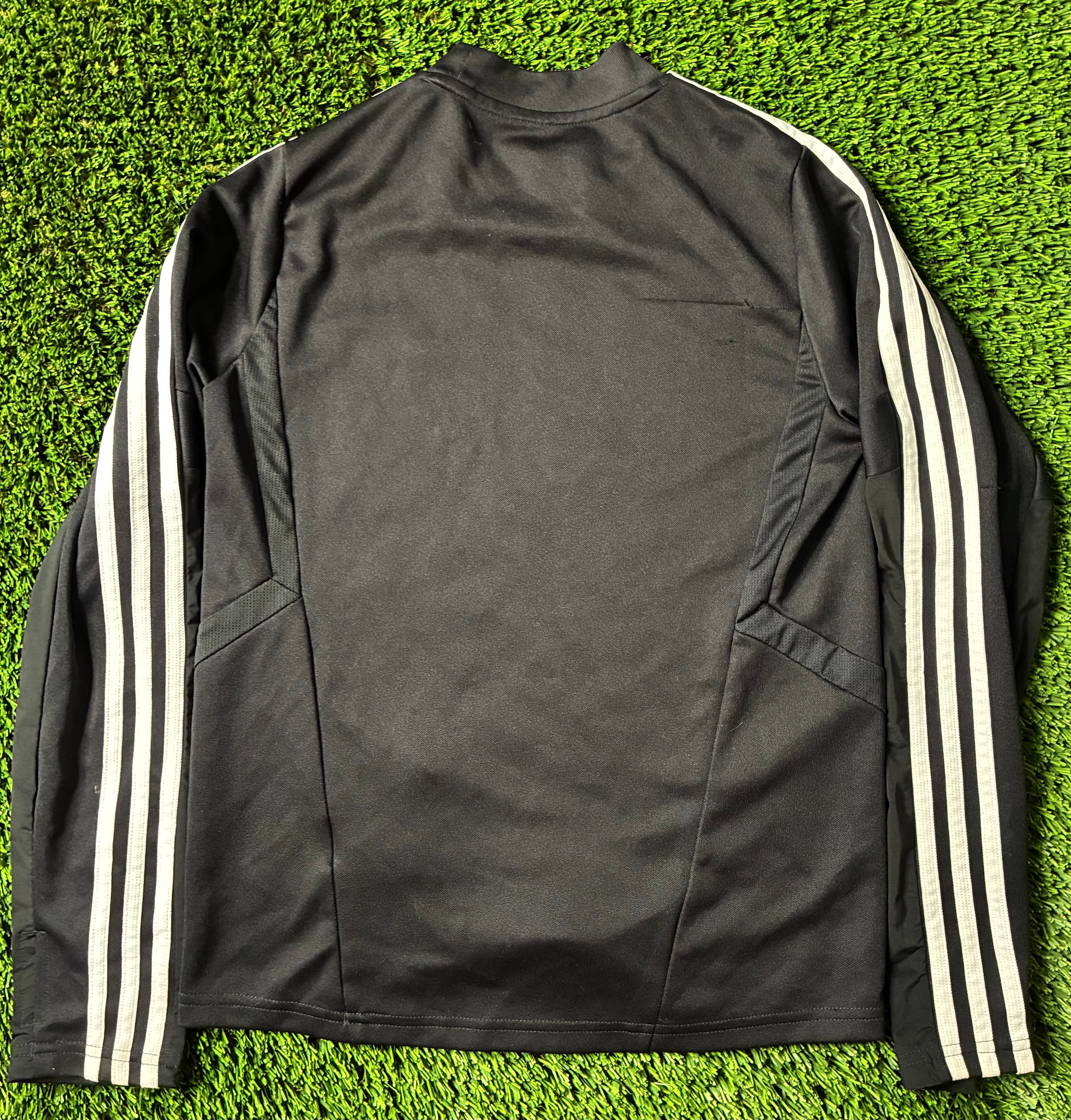 Black Custom Adidas Long Sleeve Jersey Size Youth Medium