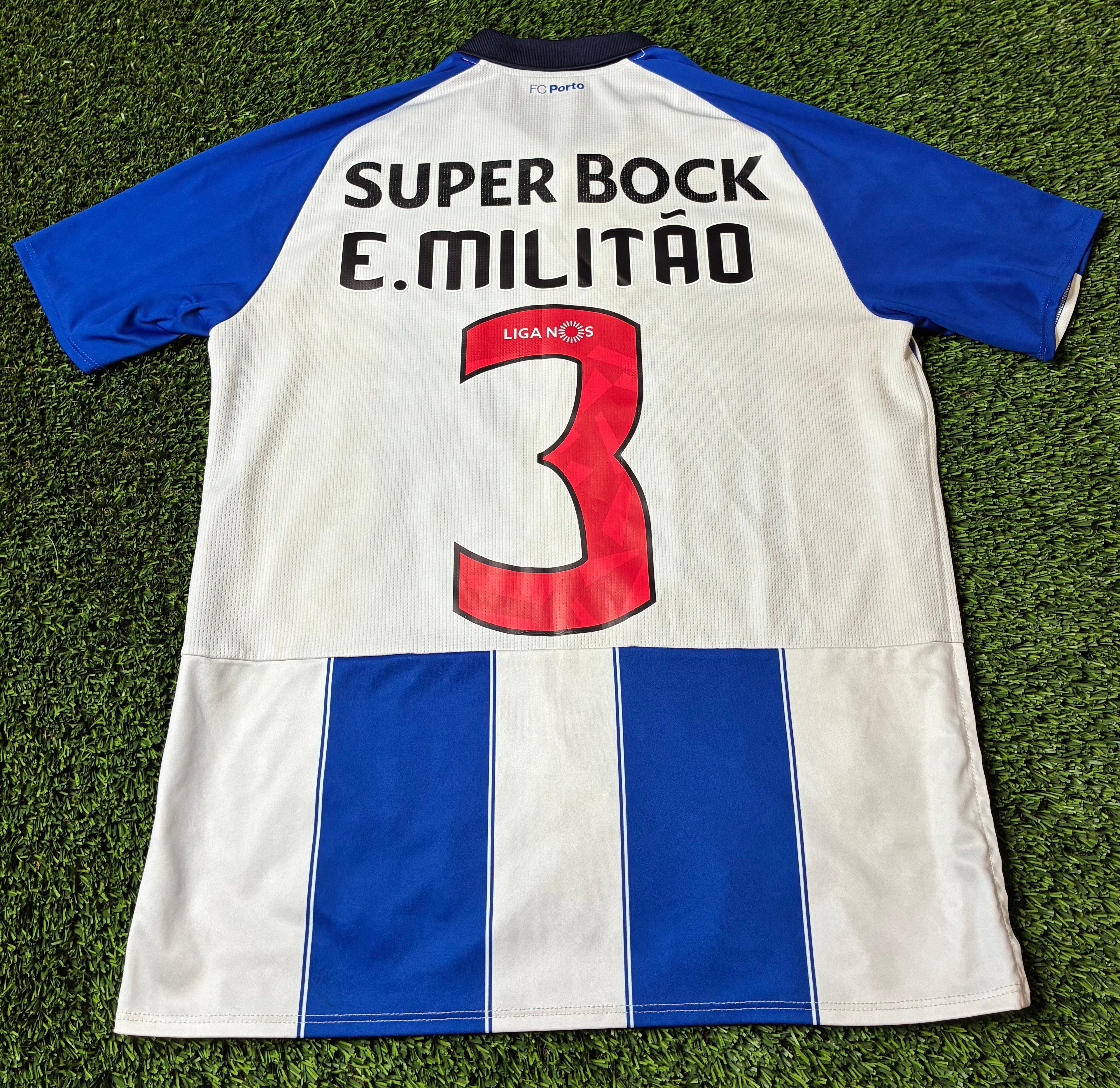 New Balance Porto Eder Militão #3 18/19 Home Jersey Size Men's Medium