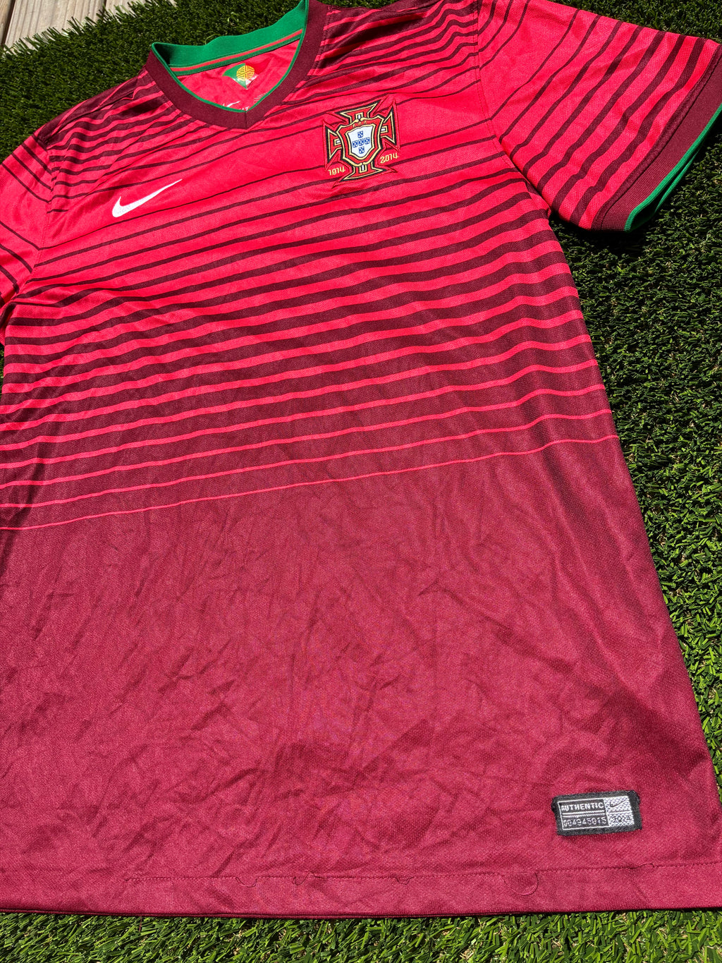 Nike Portugal 2014 World Cup Home Jersey Size Men's Large