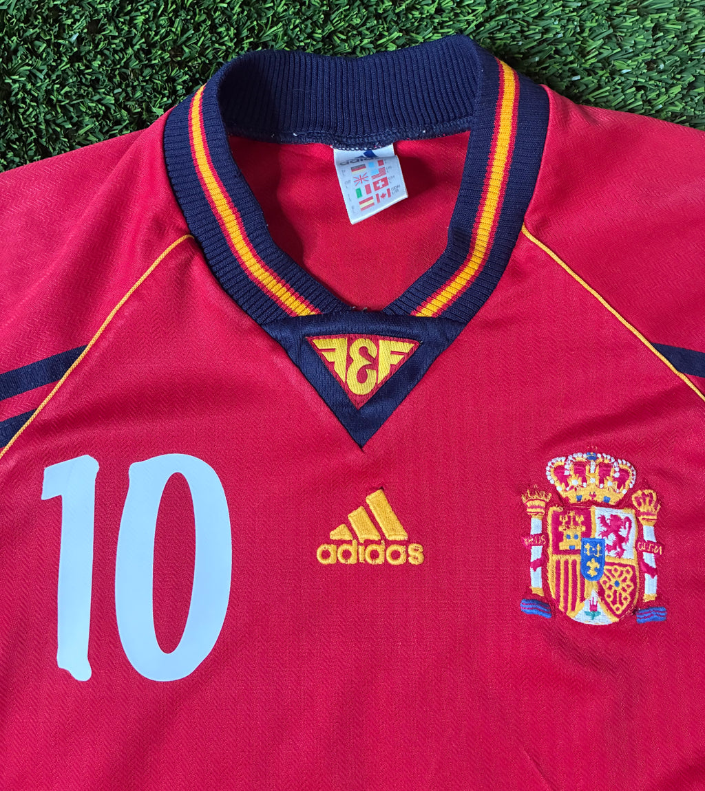 Adidas Raul #10 Spain ‘98 Home Size Men’s Large