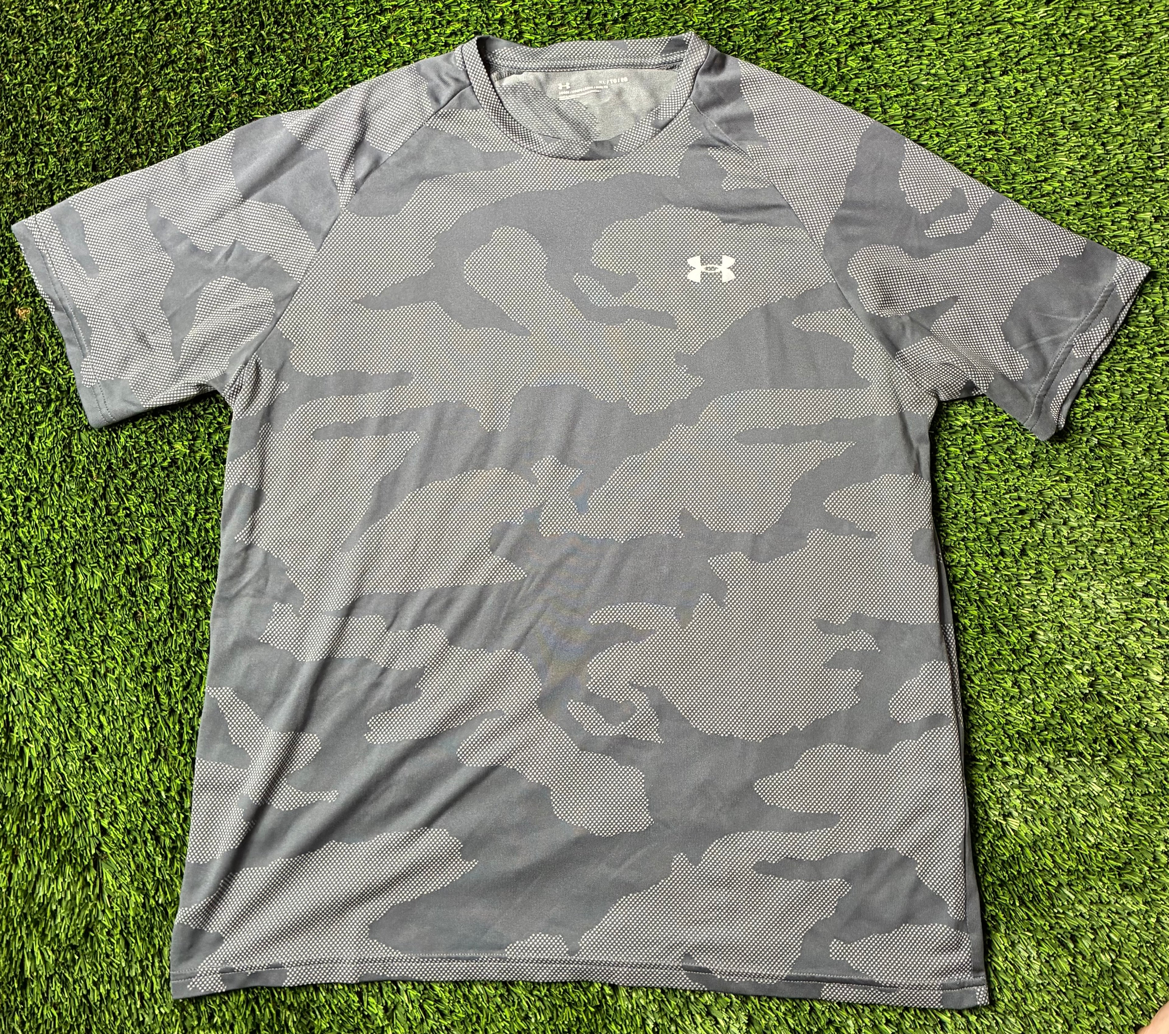 Grey Camo Custom Jersey Size Men's XL