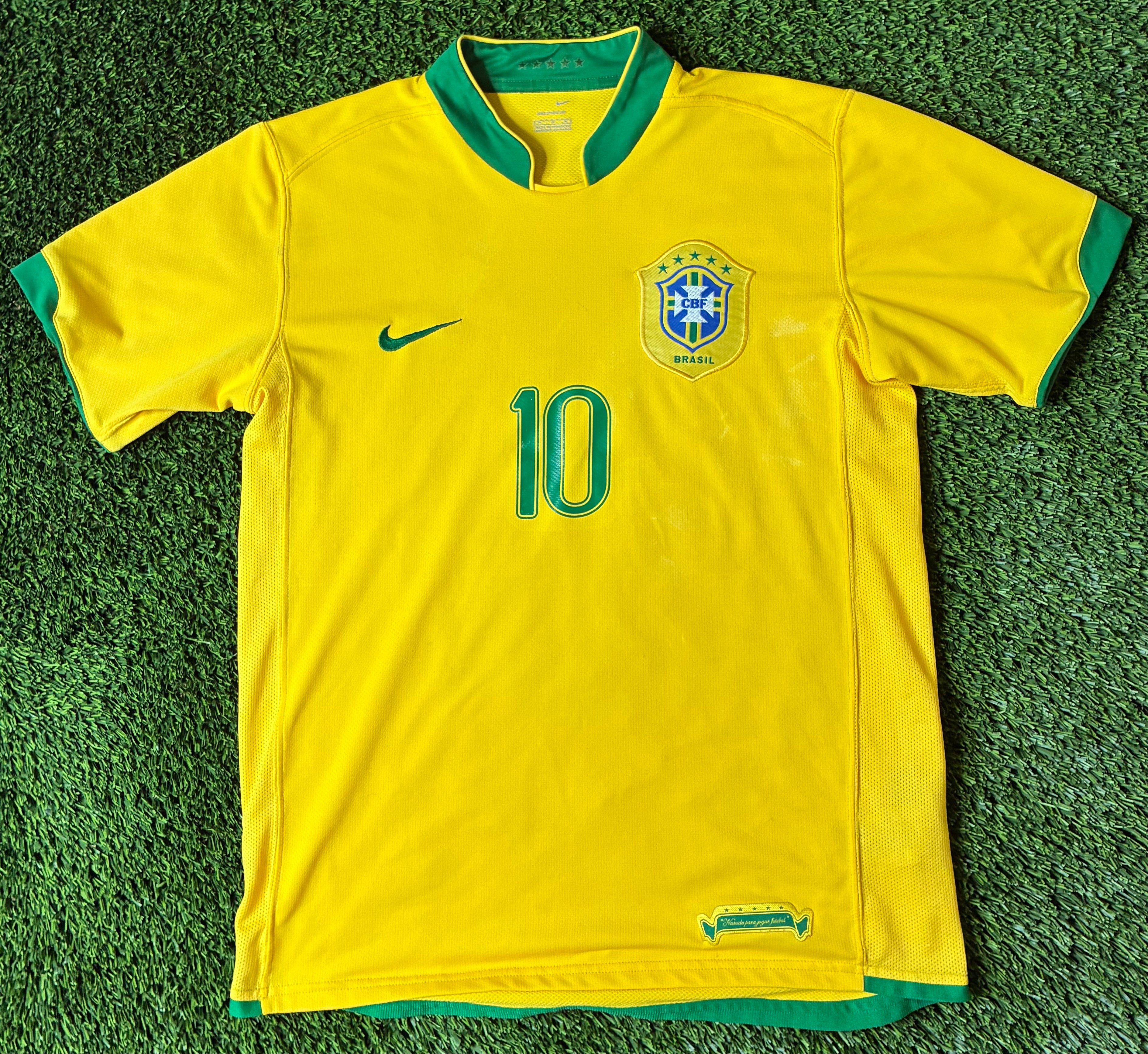 Nike Ronaldinho #10 Brazil 2006 World Cup Home Jersey Size Men’s Medium
