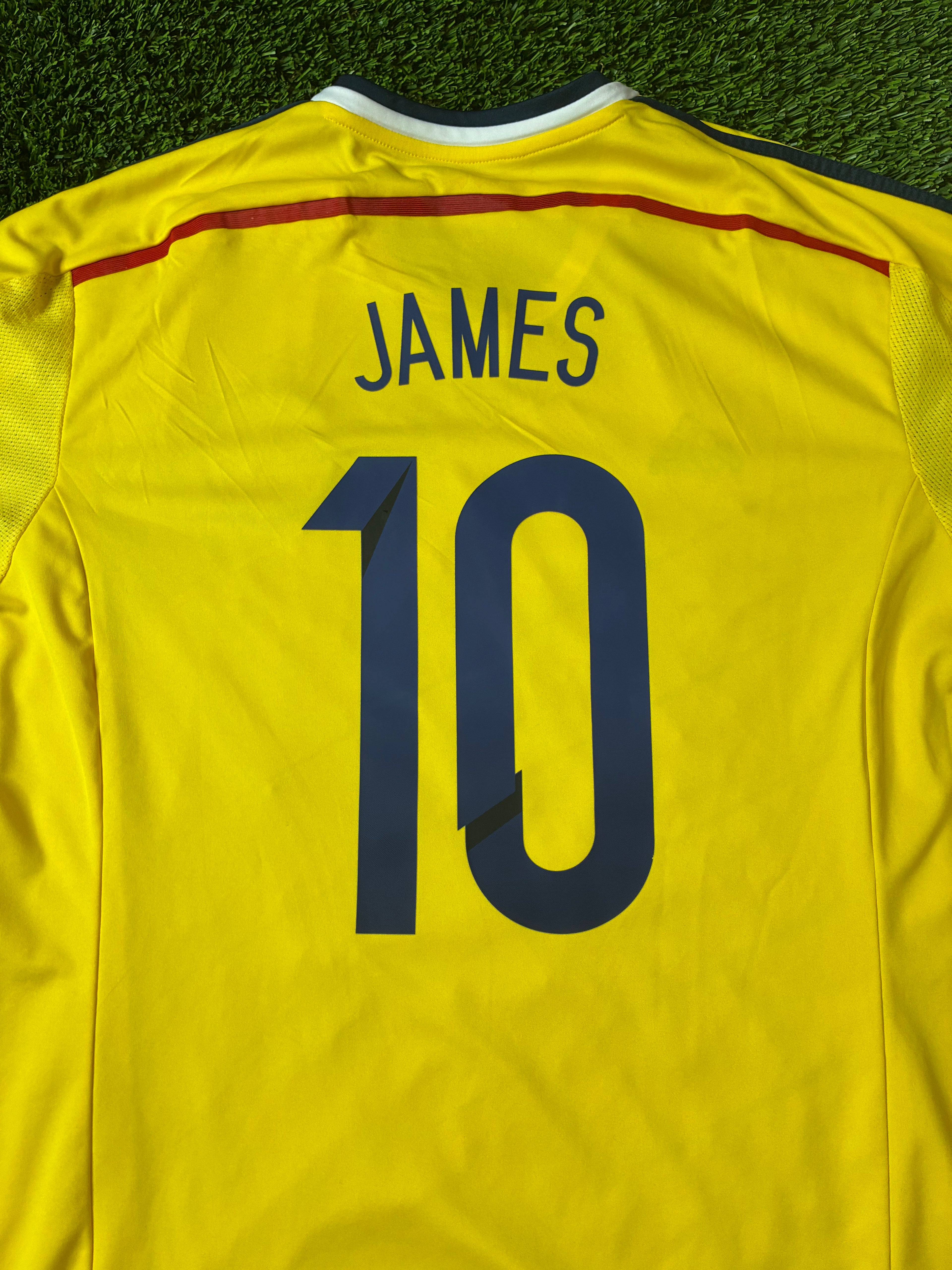 Adidas James #10 Colombia 2014 Home Size Men’s XL