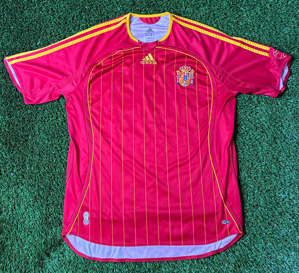 Adidas Spain 2006 World Cup Home Jersey Size Men's Large