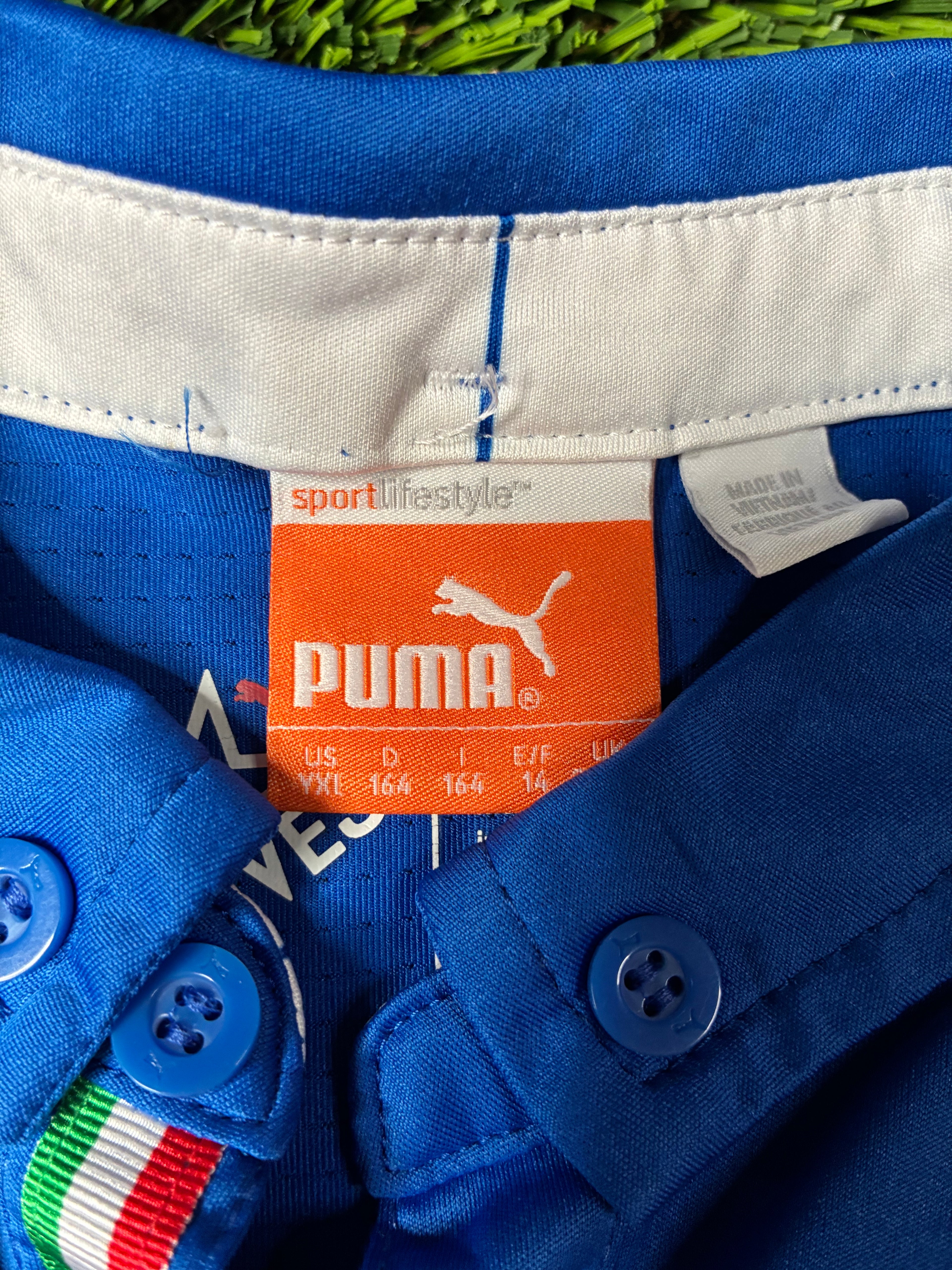 Vintage Puma Italy 14/15 Home Jersey Size Youth XL