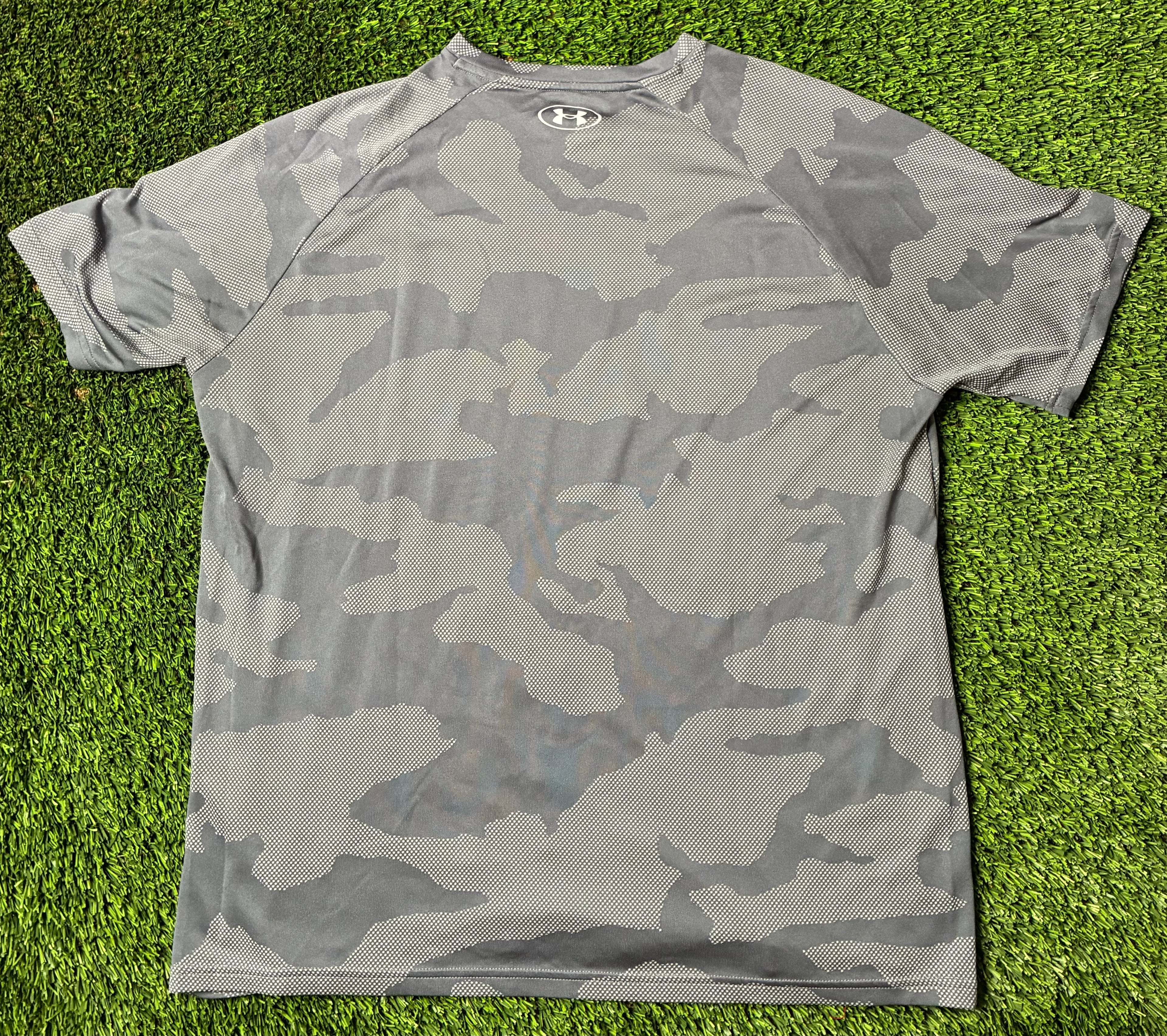 Grey Camo Custom Jersey Size Men's XL
