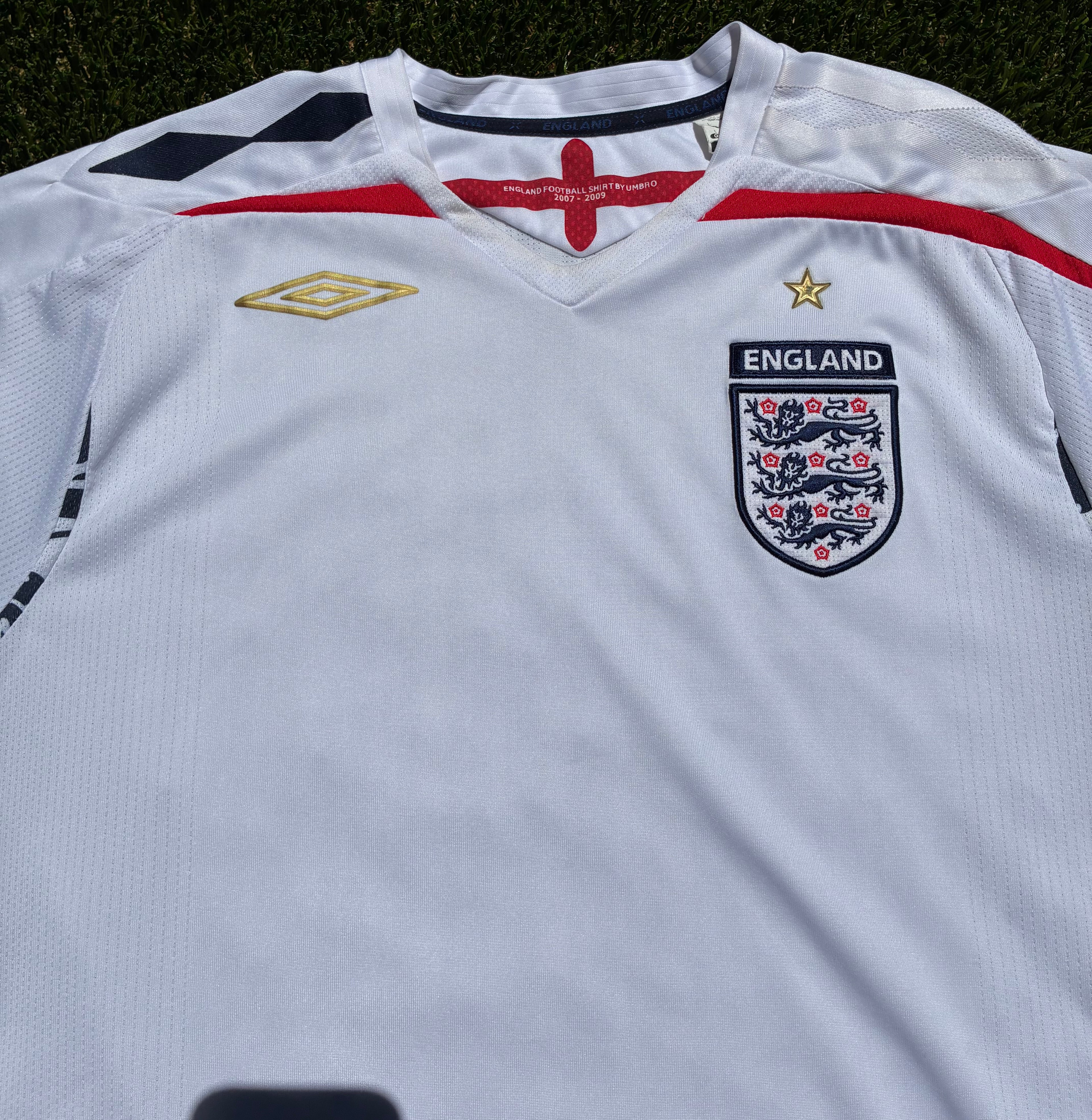 Umbro England 07/09 Home Jersey Size Men’s Large