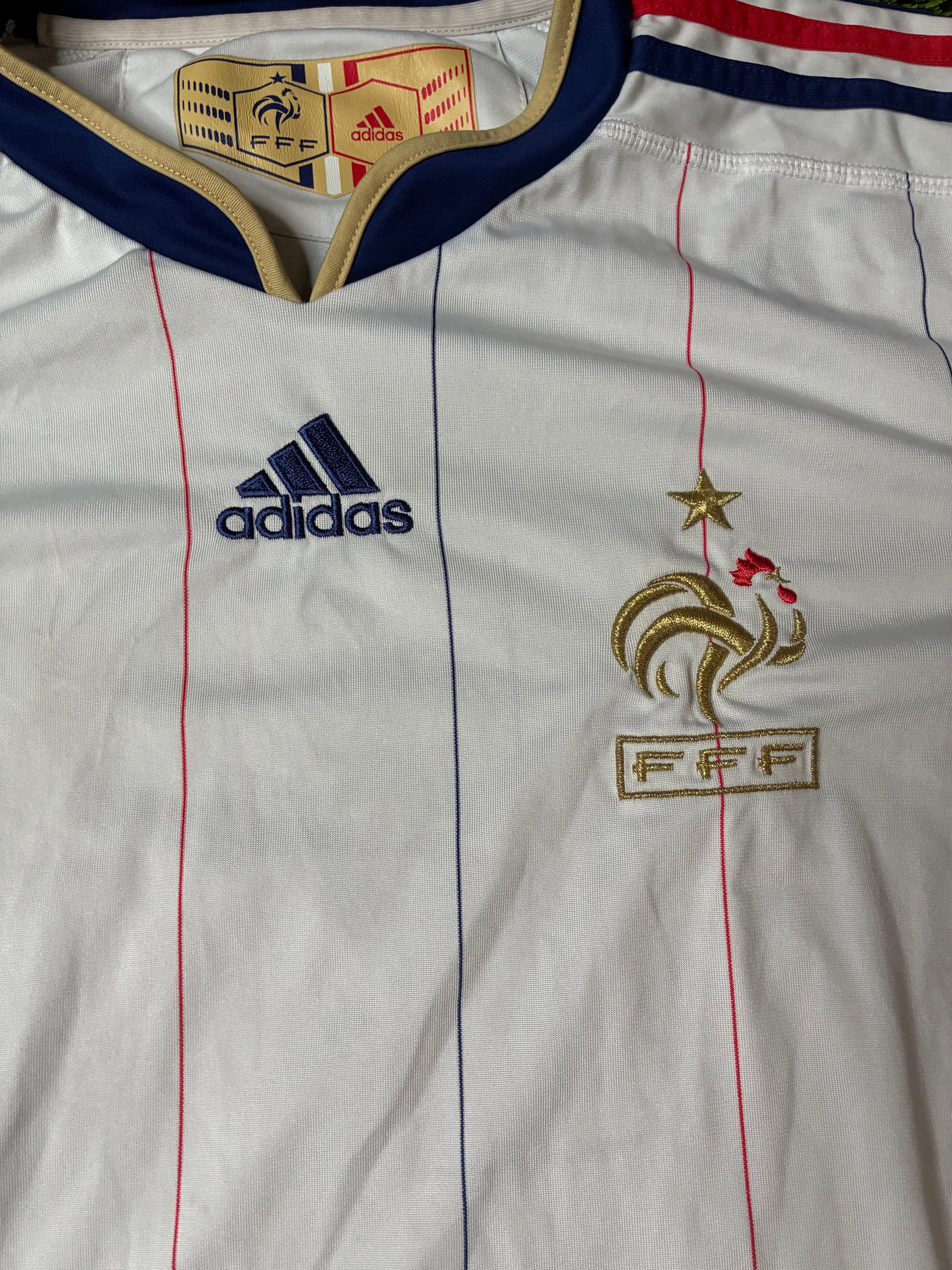 Adidas France 10/11 Away Jersey Size Men's Medium