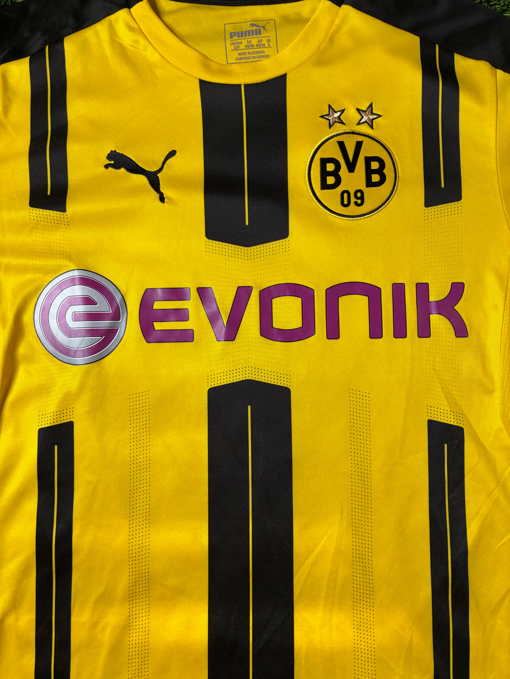 Puma Aubameyang #17 Borussia Dortmund 16/17 Home Size Small