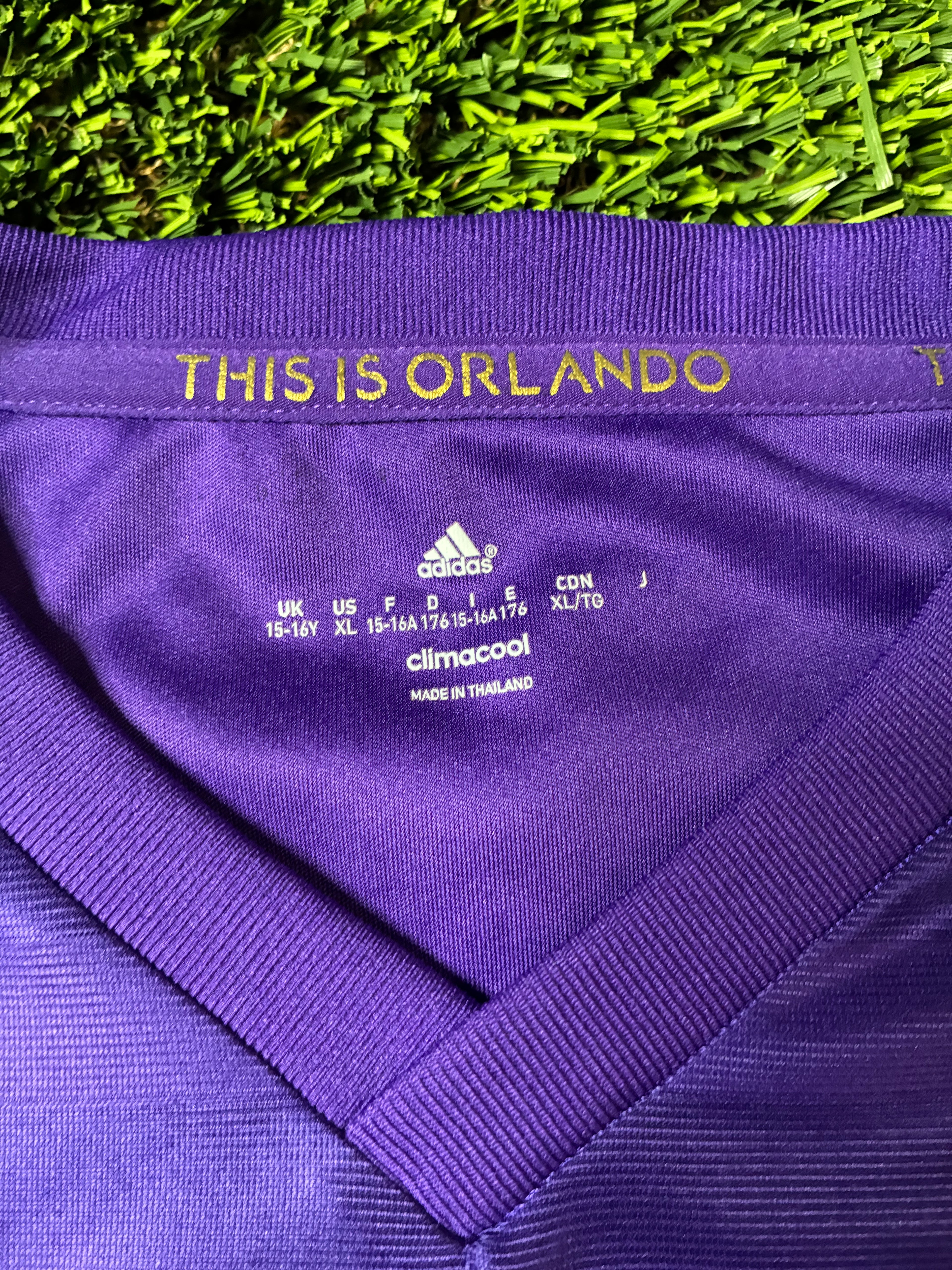Adidas Orlando City 15/16 Home Size Youth XL