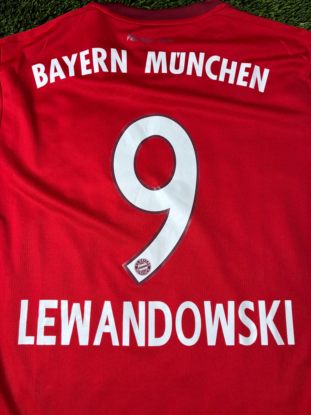 Adidas Lewandowski #9 Bayern Munich 15/16 Home Jersey Size Men's Large