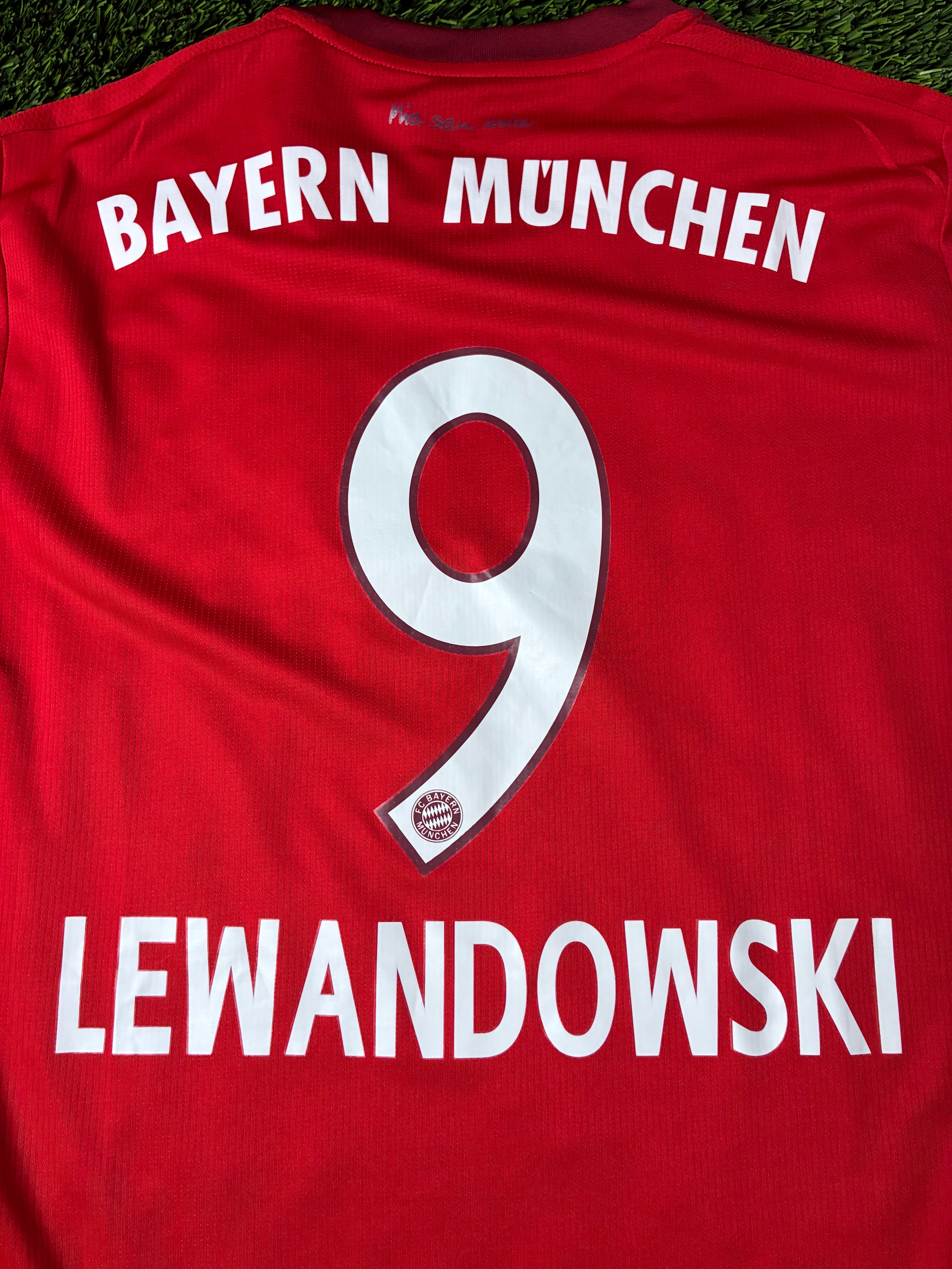 Adidas Lewandowski #9 Bayern Munich 15/16 Home Jersey Size Men's Large