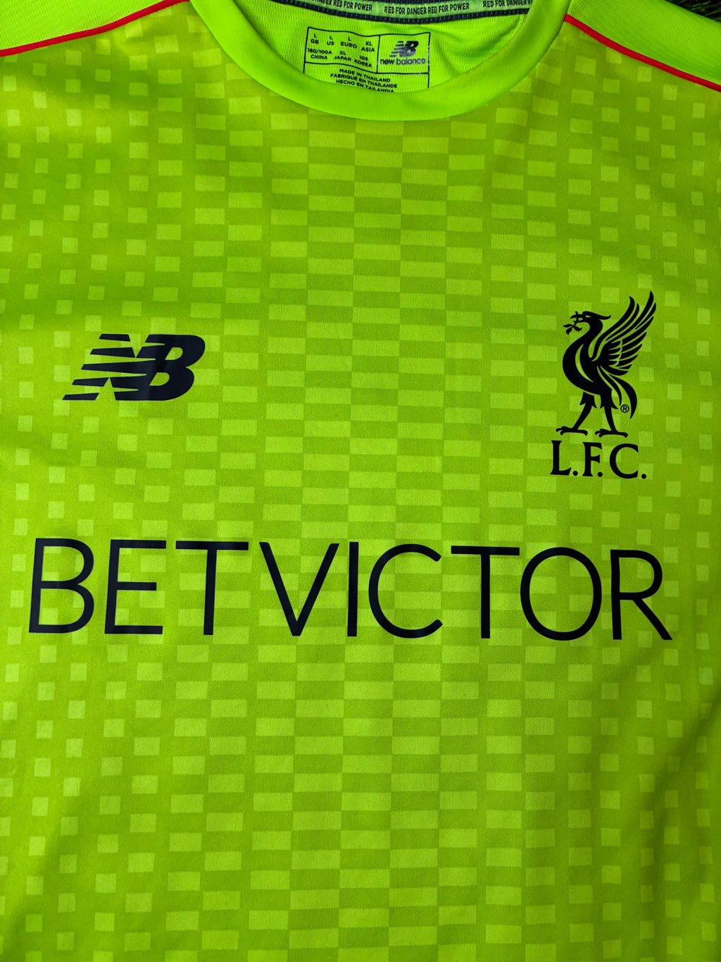 New Balance Liverpool 16/17 Training Jersey Size Men's Large