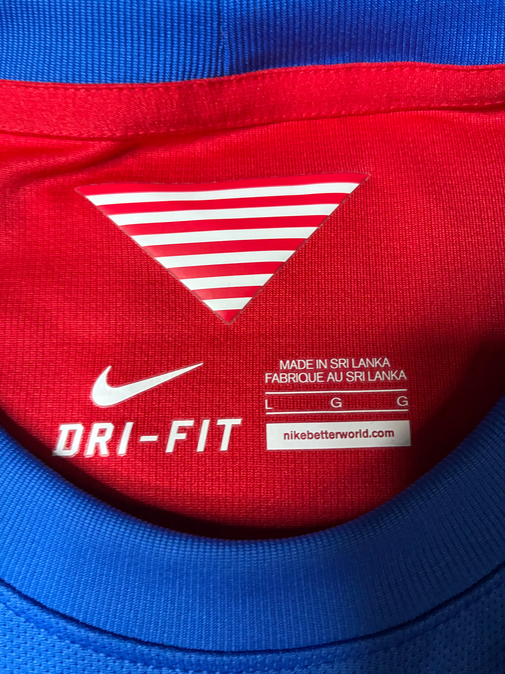 Nike USA 2014 World Cup Away Jersey Size Men’s Large
