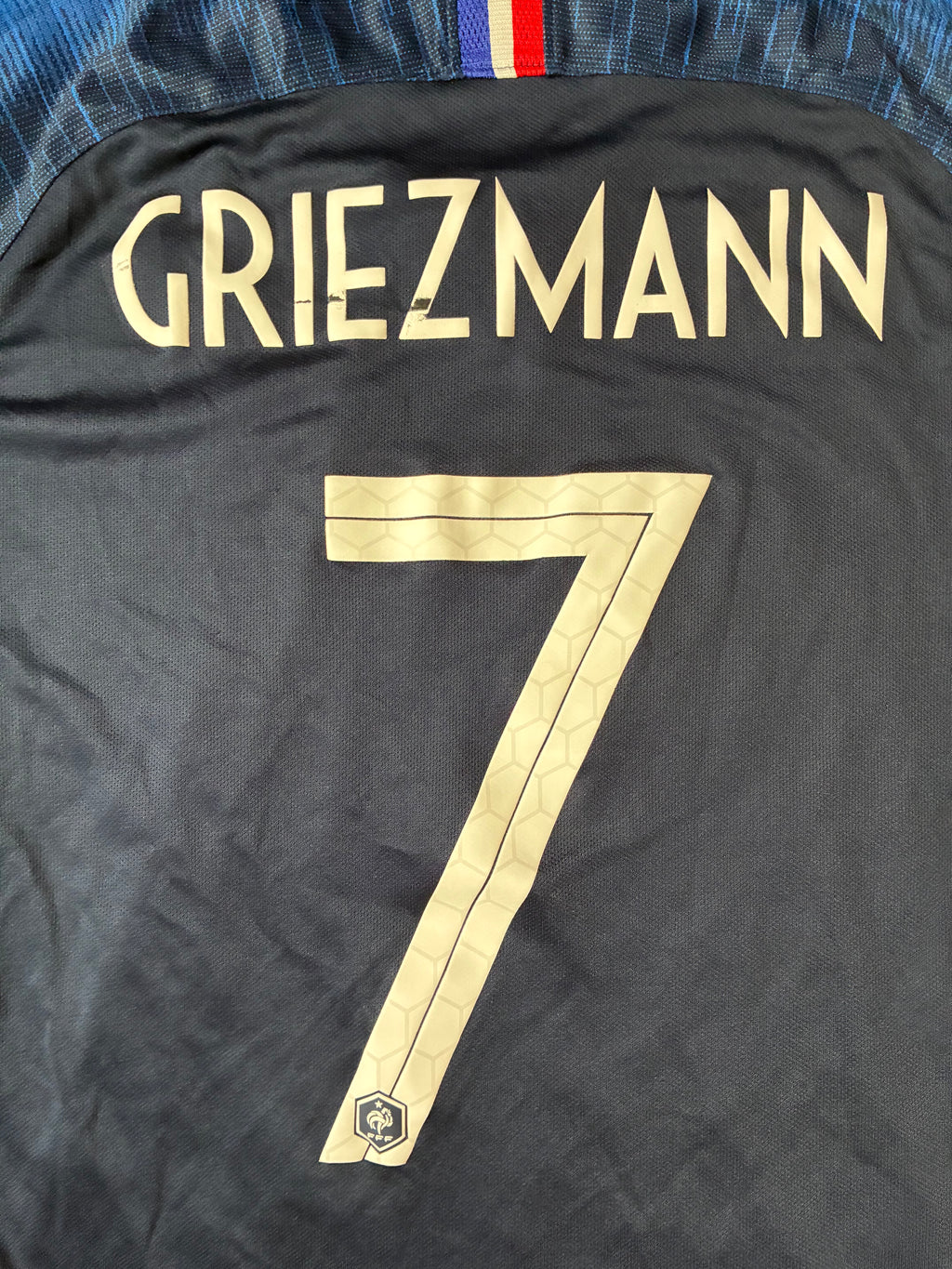 Nike Griezmann #7 France 18/19 Home Jersey Size Men’s Medium