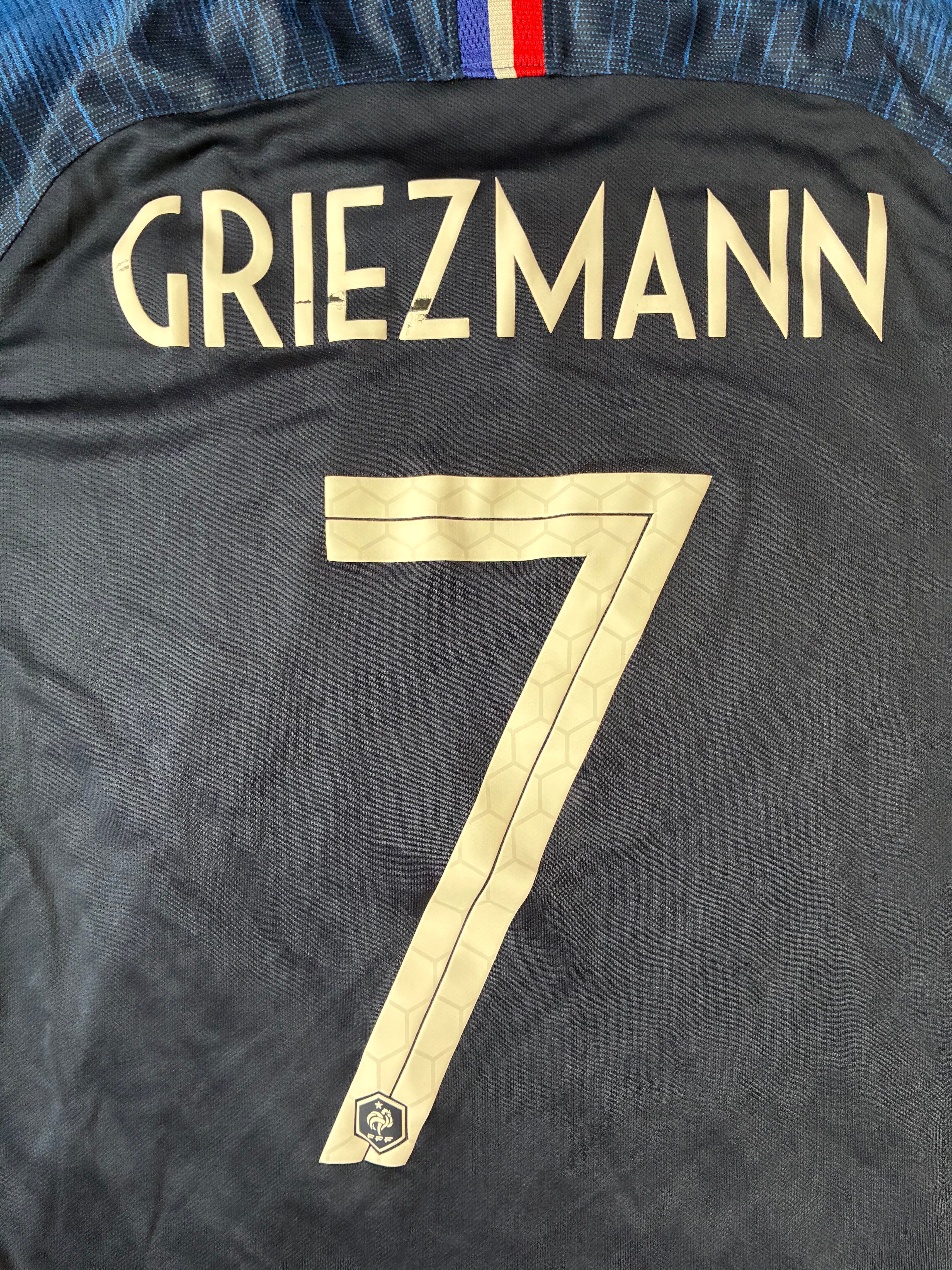Nike Griezmann #7 France 18/19 Home Jersey Size Men’s Medium