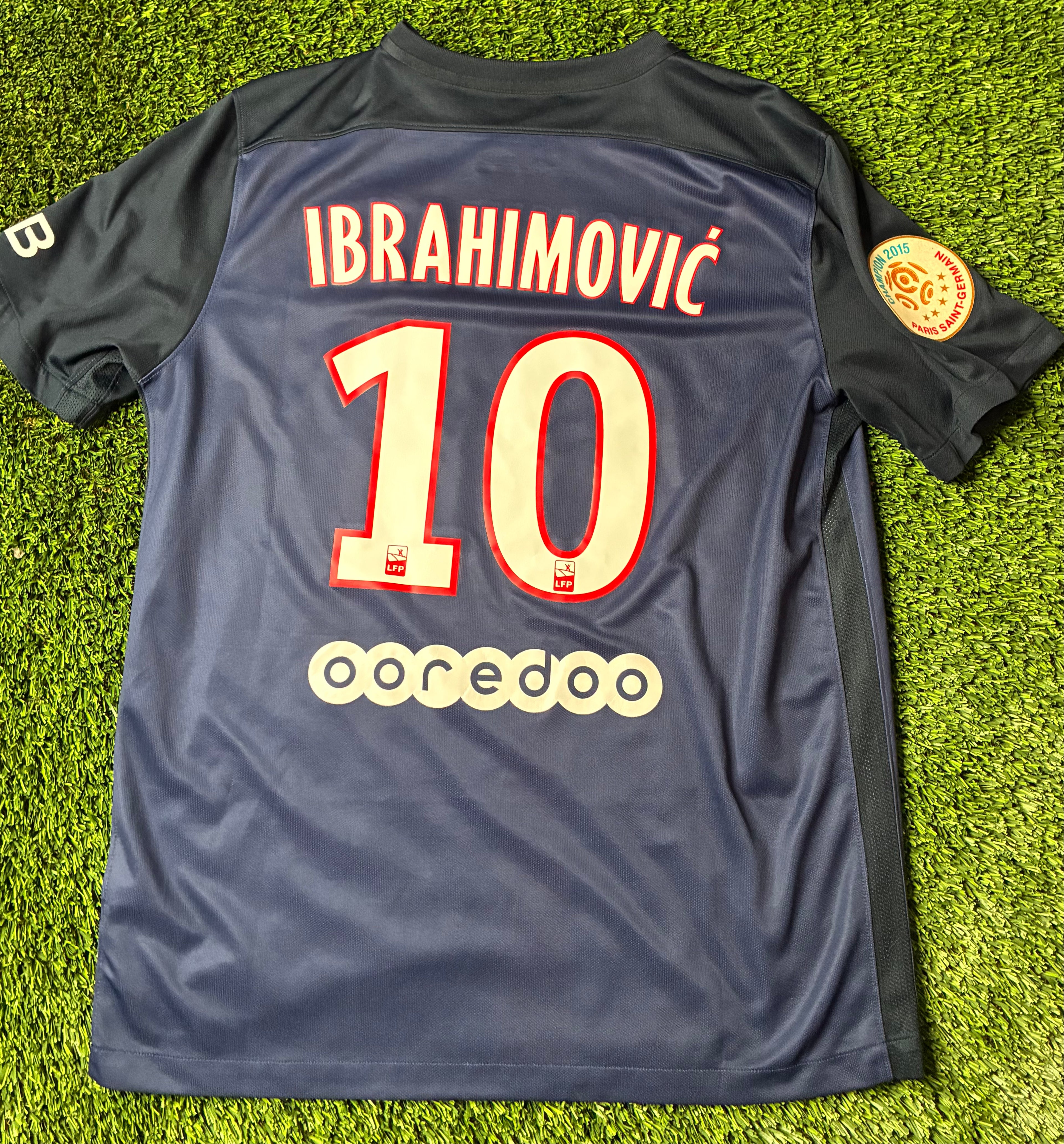 Nike Ibrahimovic #10 PSG 15/16 Home Jersey Size Men's Large