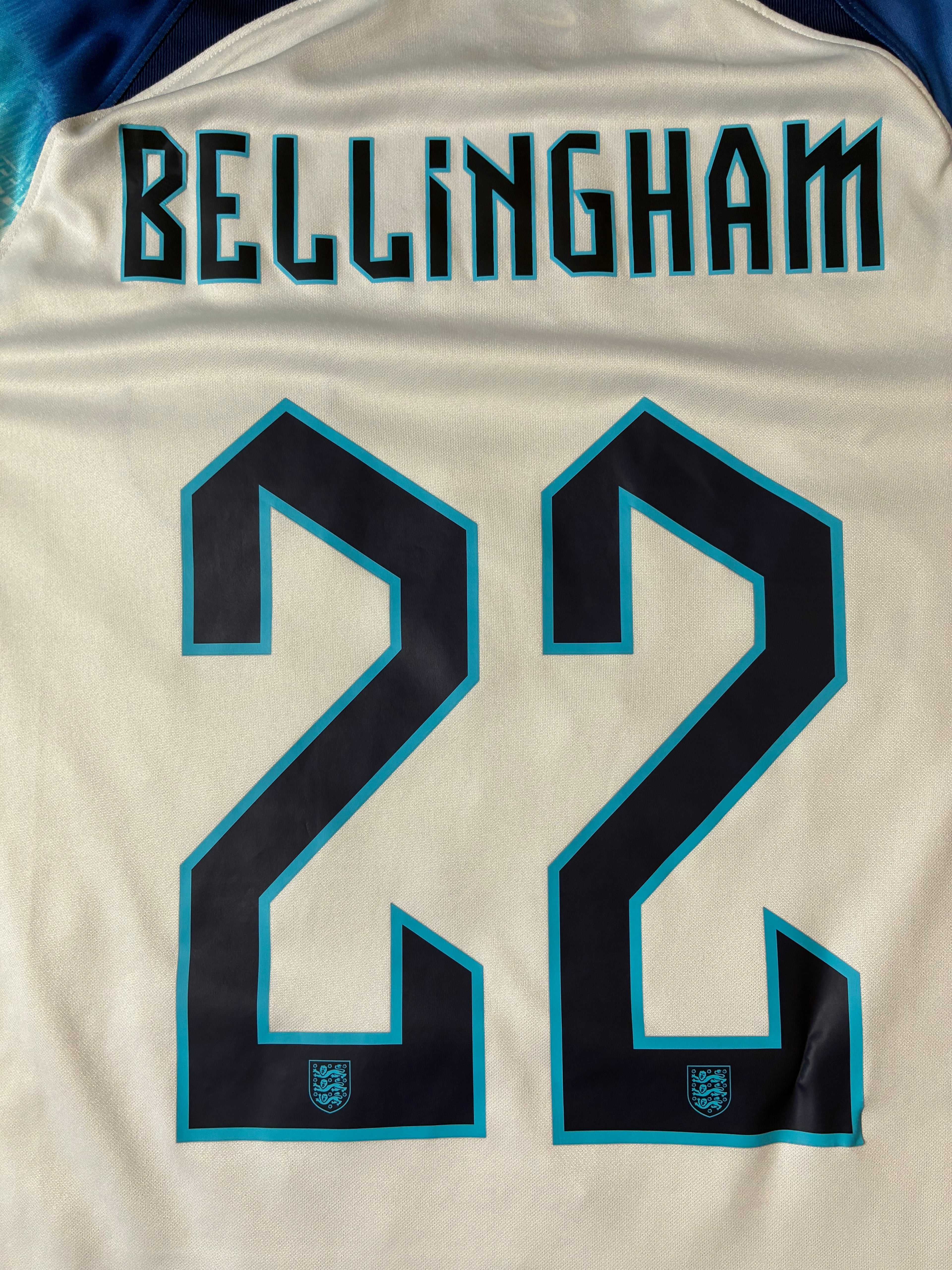 Nike Bellingham #22 England 2022 Home Size Large