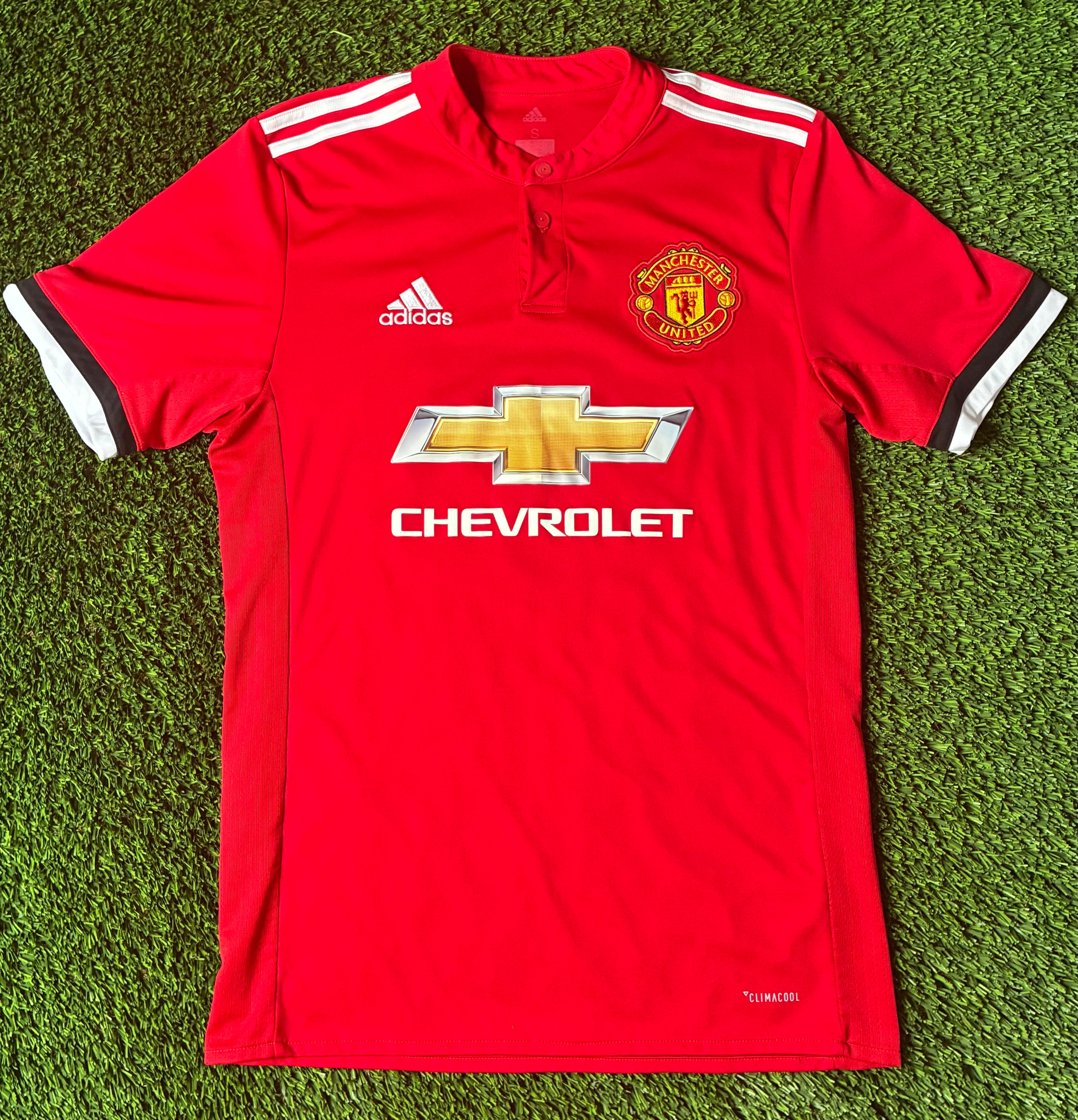 Adidas Manchester United 17/18 Home Jersey Size Men's Small